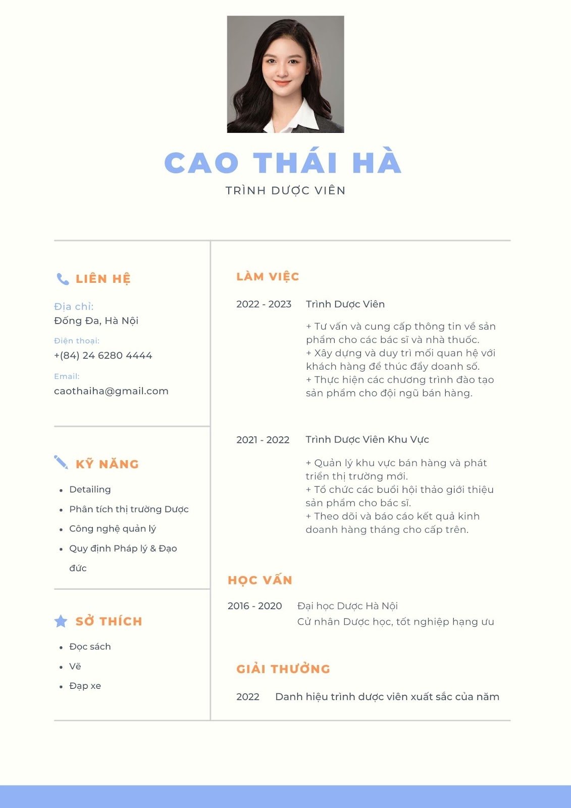 Cách viết CV xin việc ngành dược - image 4