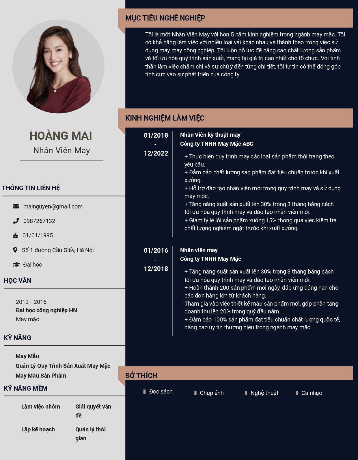 CV ngành công nghệ may - image 8