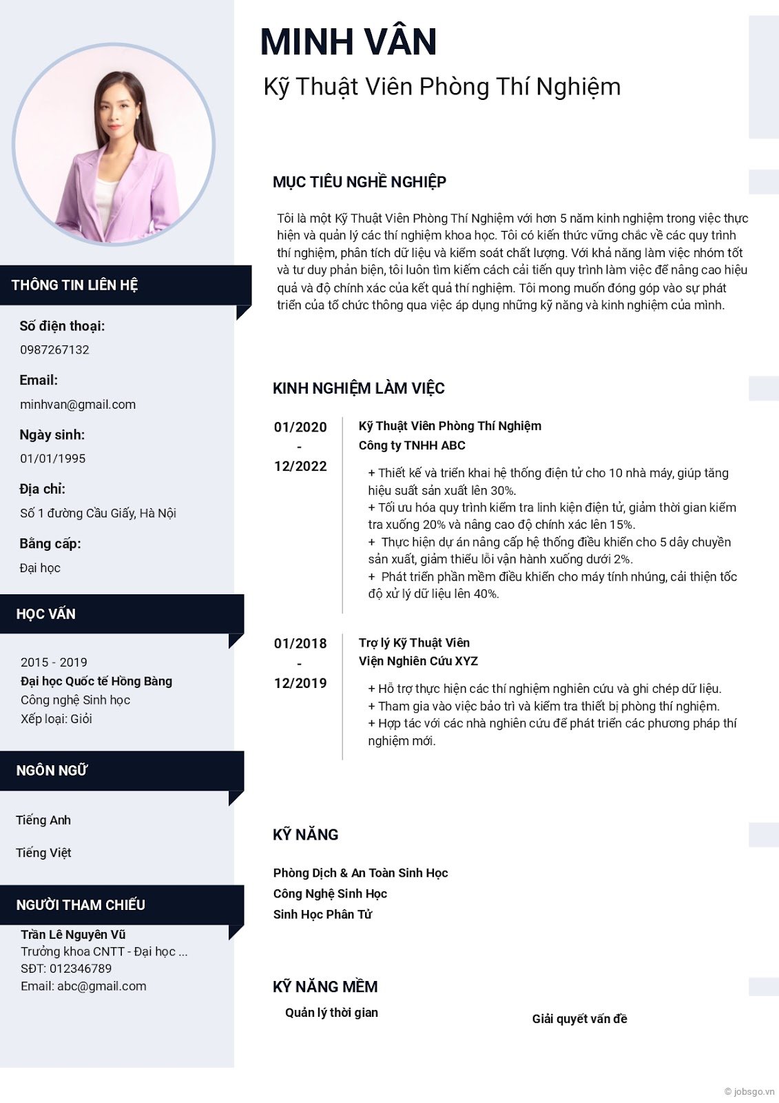 CV ngành công nghệ sinh học - image 4