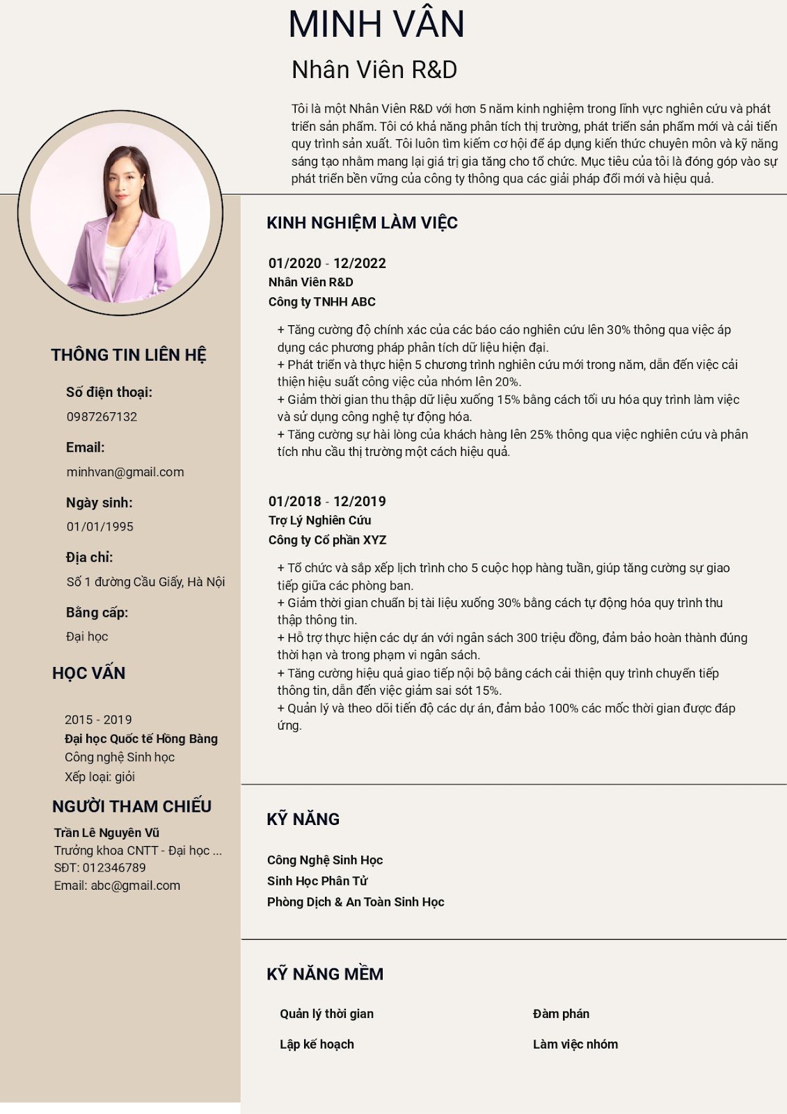 CV ngành công nghệ sinh học - image 7