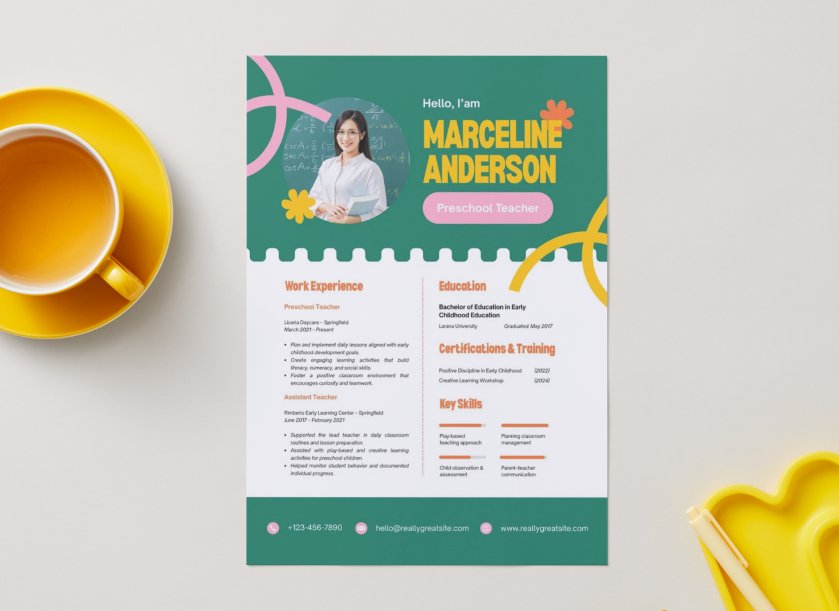 CV xin việc giáo viên mầm non - image 1