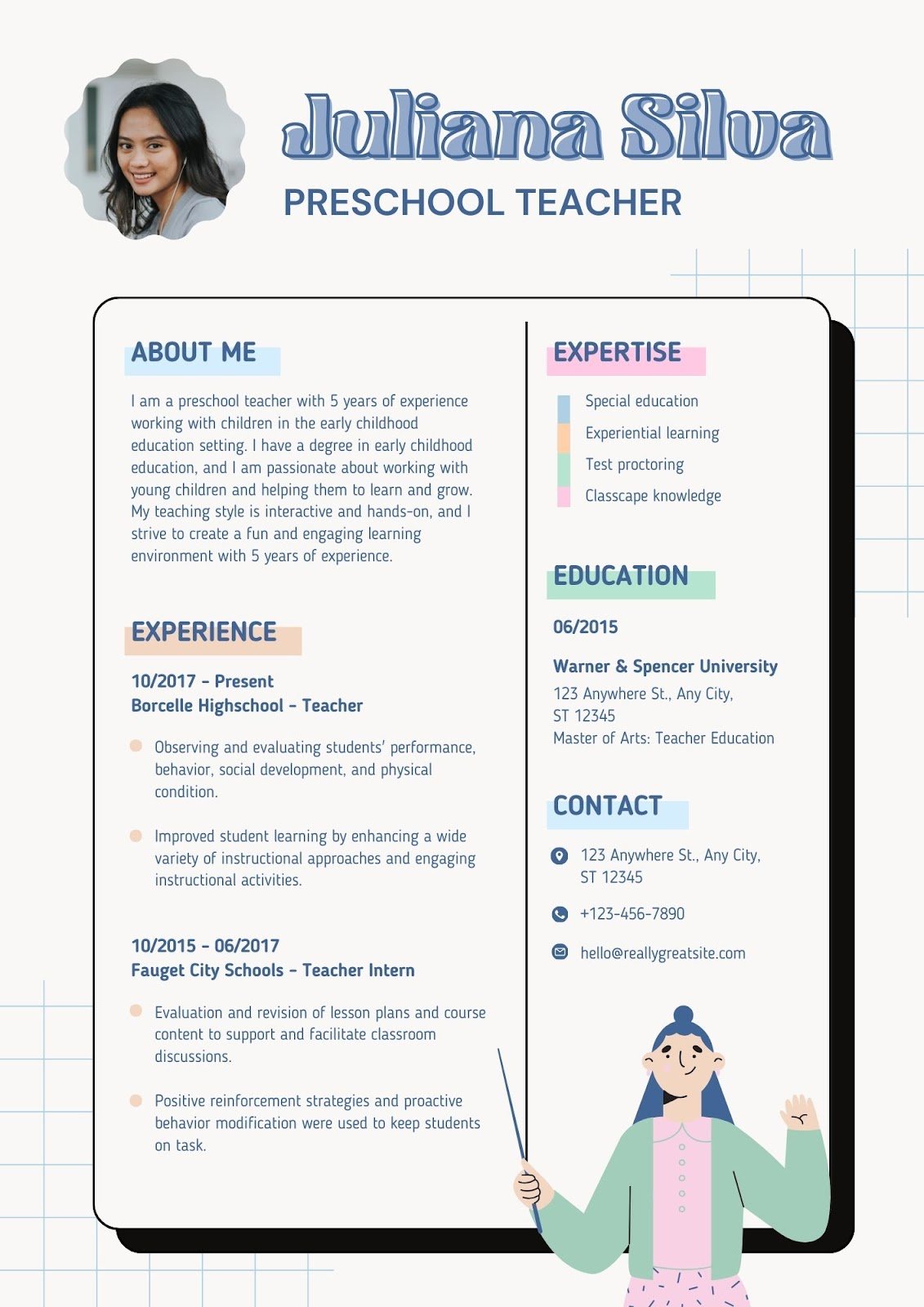 CV xin việc giáo viên mầm non - image 2