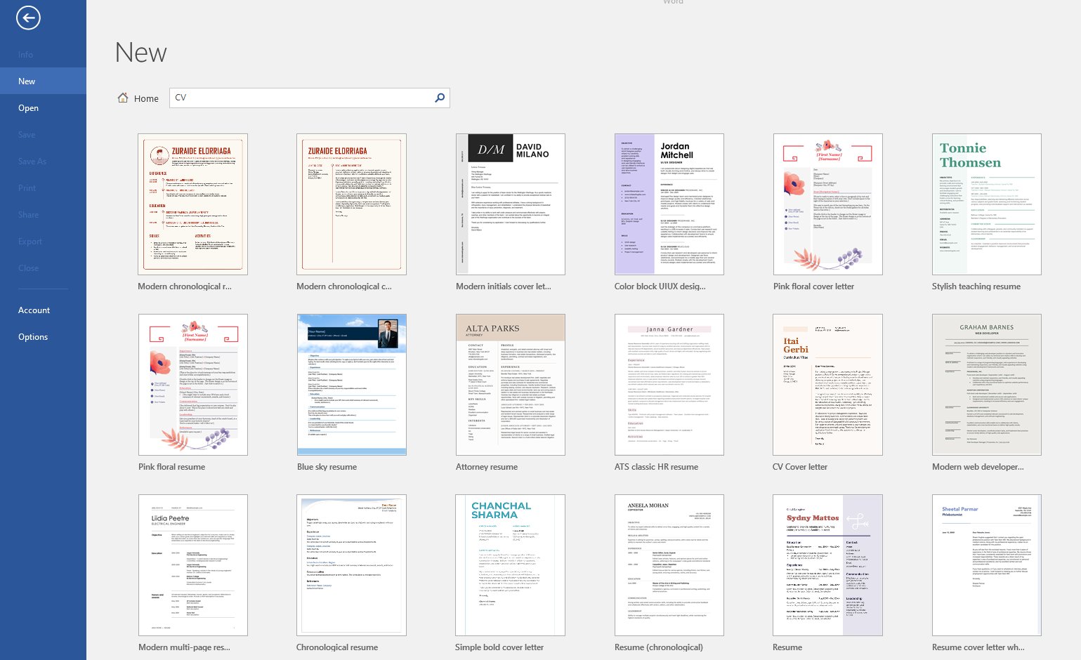 Cách tạo CV trên Word - image 1