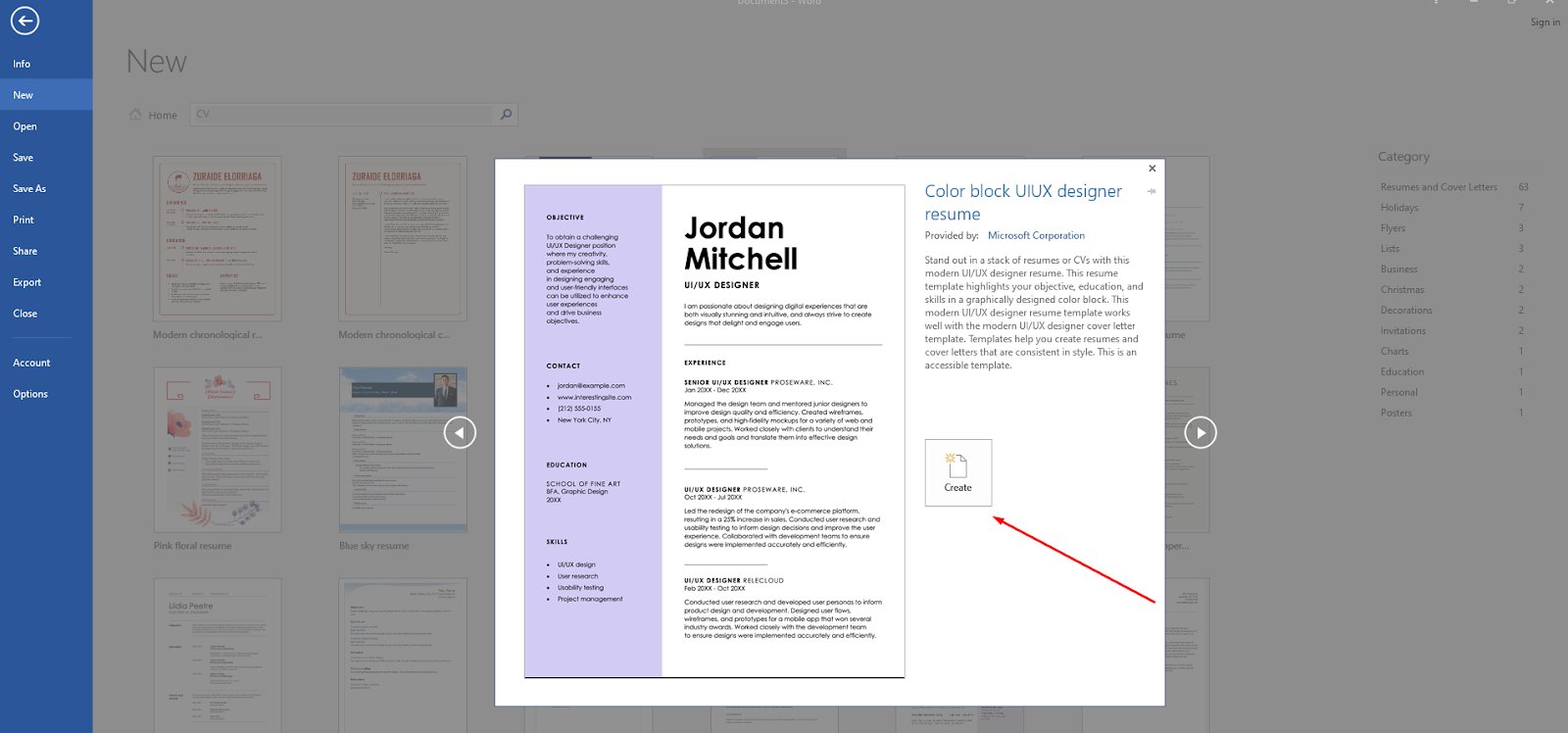 Cách tạo CV trên Word - image 10