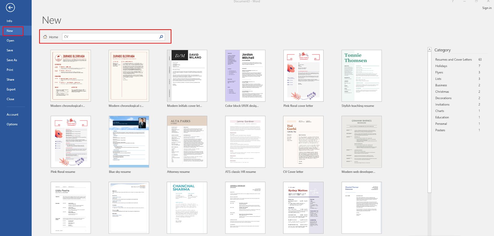 Cách tạo CV trên Word - image 9