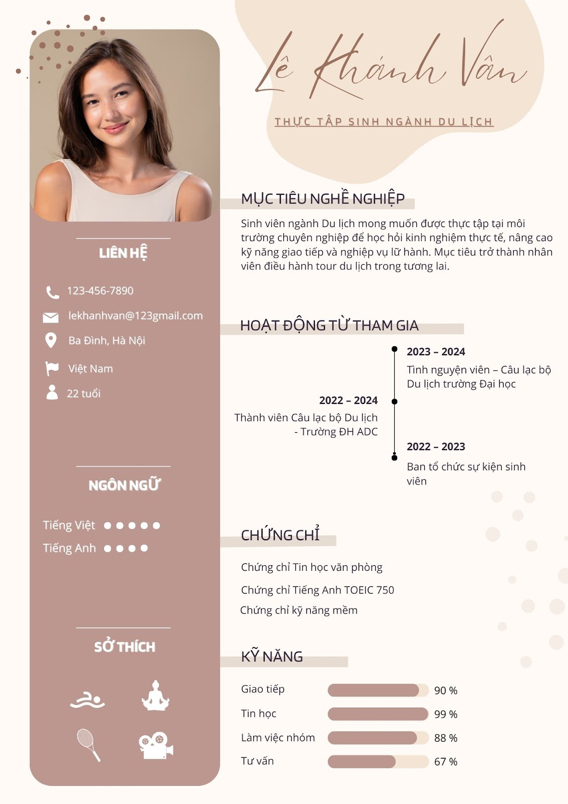 CV ngành du lịch - image 11