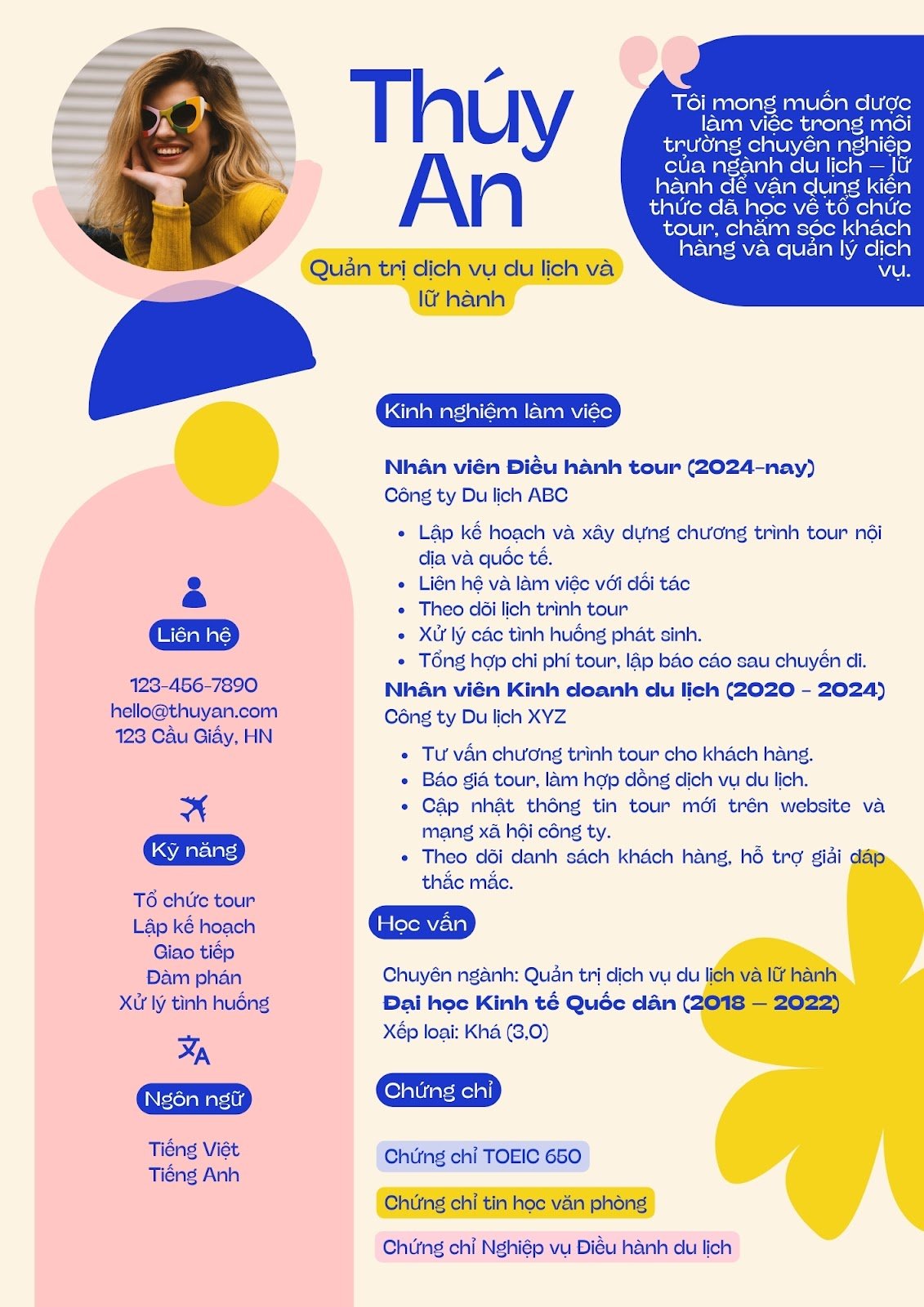CV ngành du lịch - image 12