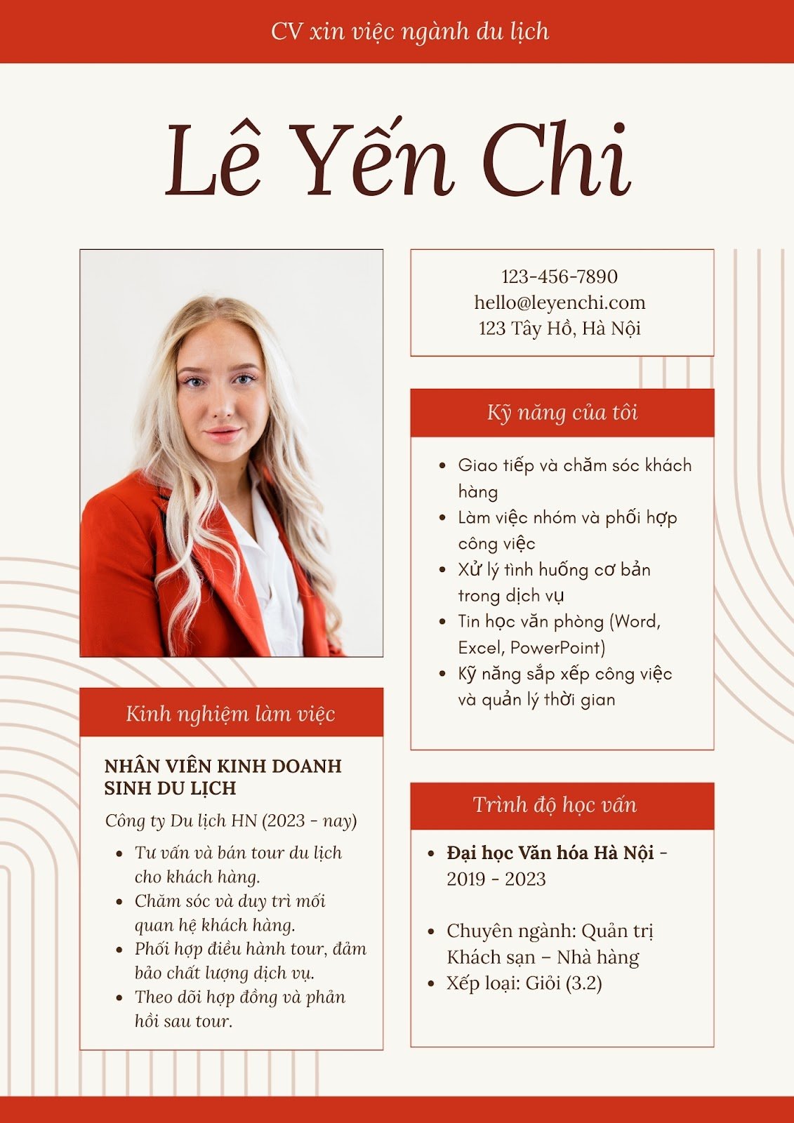 CV ngành du lịch - image 14