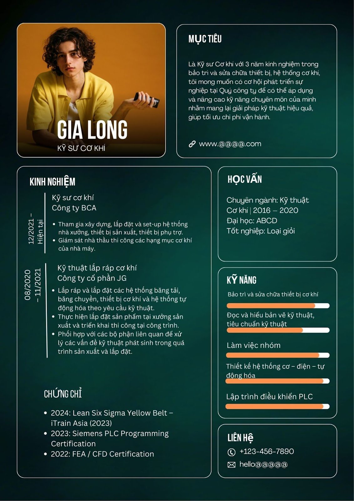 CV ngành kỹ thuật - image 11