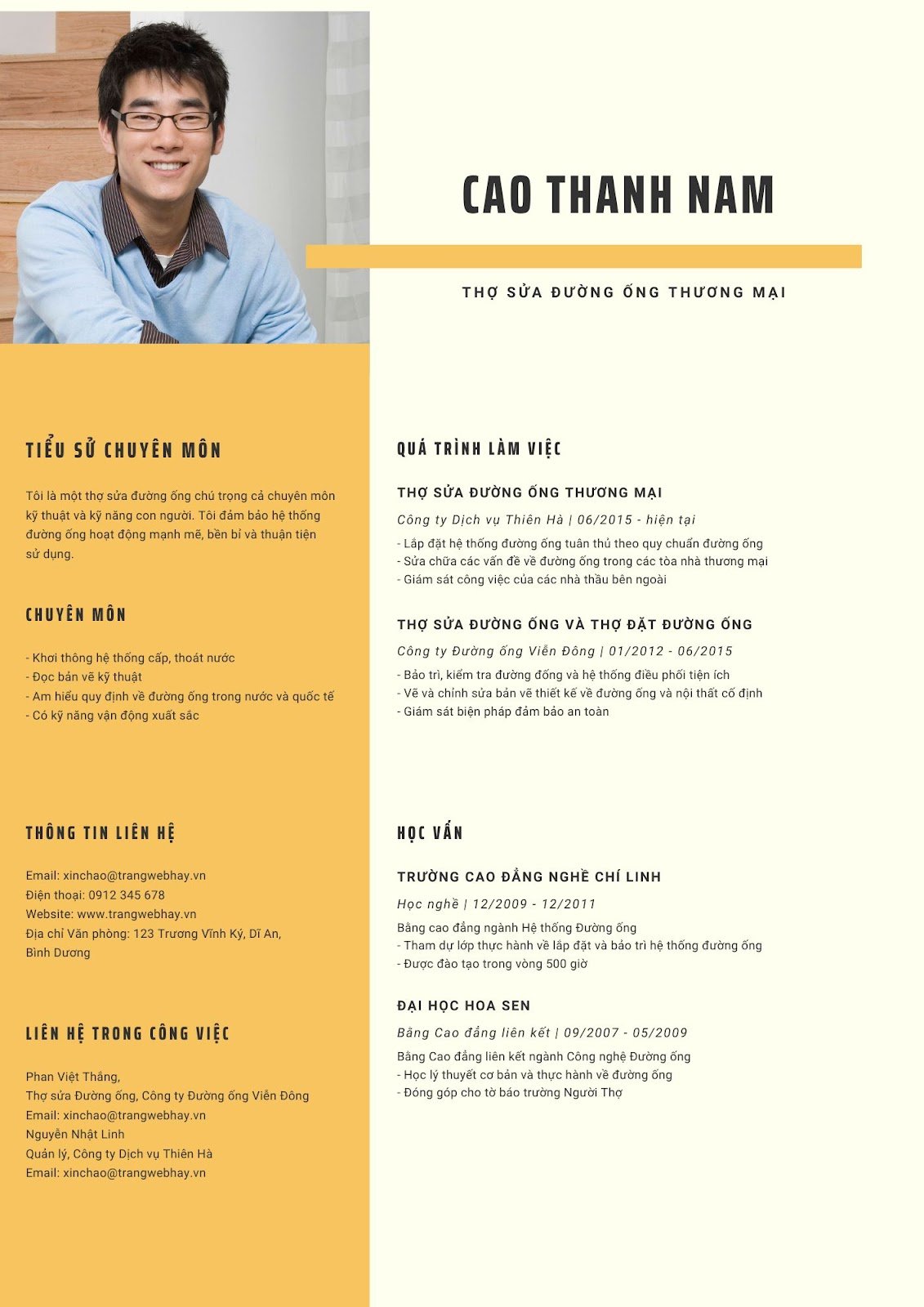 CV ngành kỹ thuật - image 13