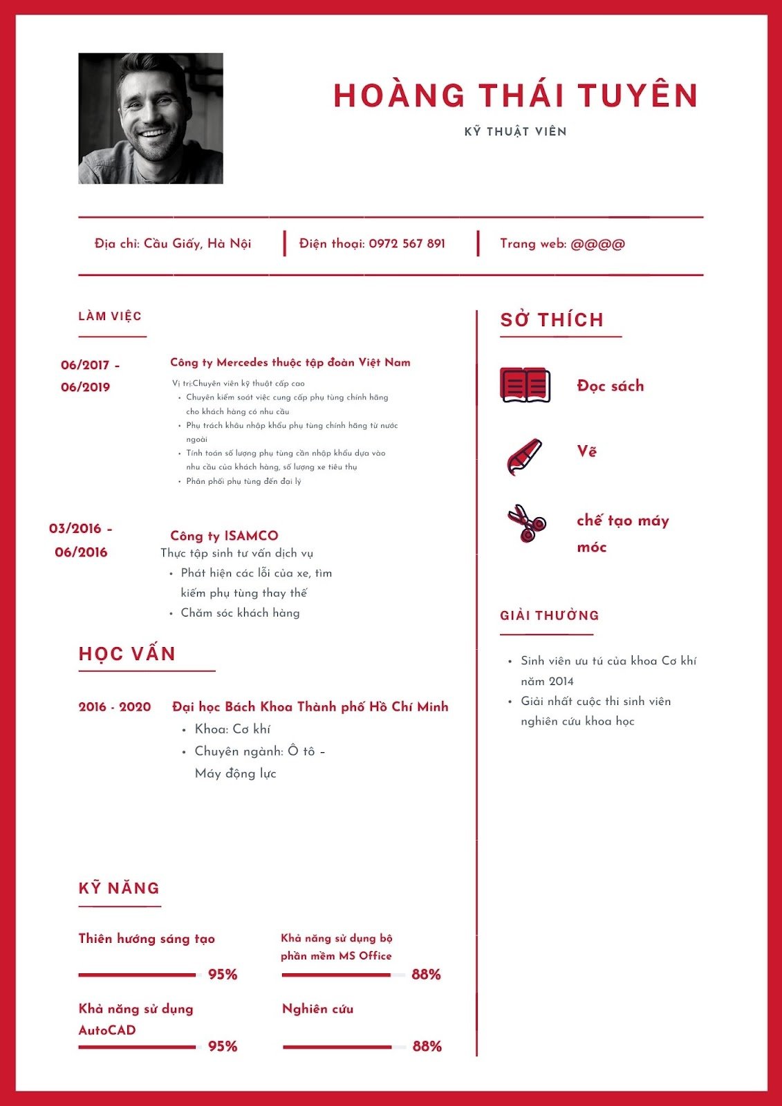 CV ngành kỹ thuật - image 5