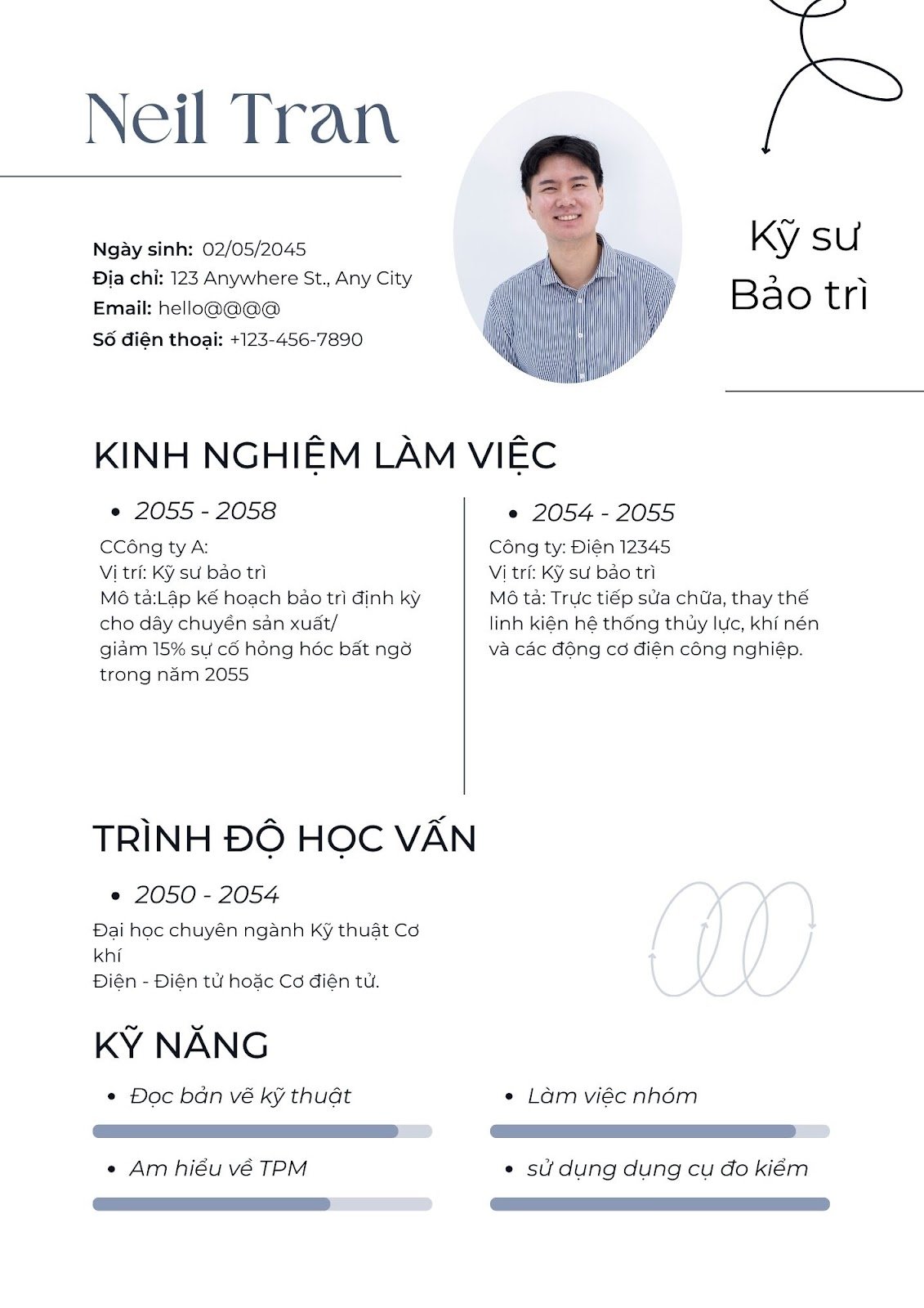 CV ngành kỹ thuật - image 9