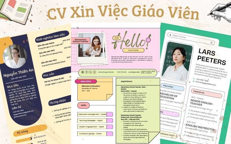 cv xin việc giáo viên - image 1