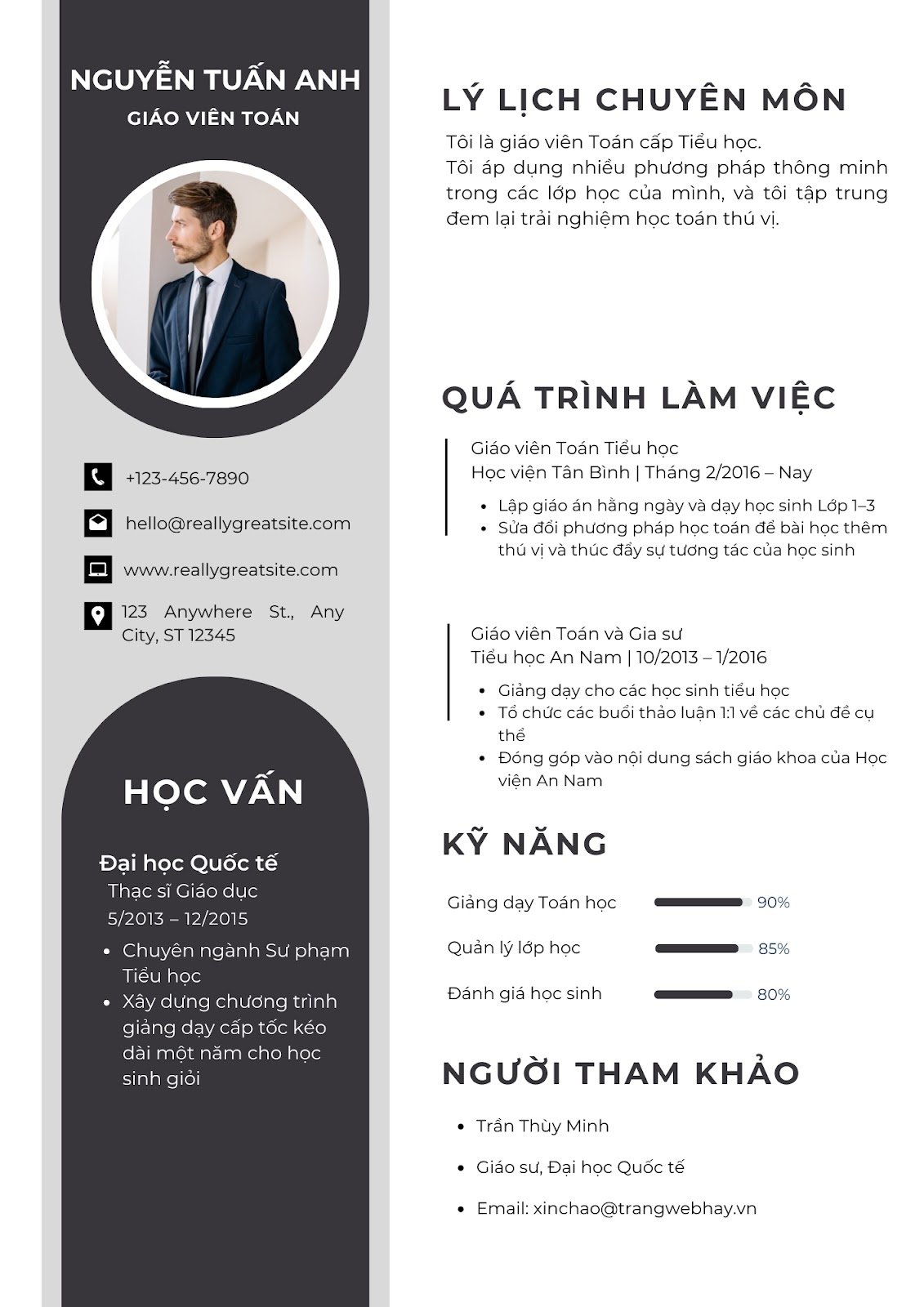 cv xin việc giáo viên - image 8