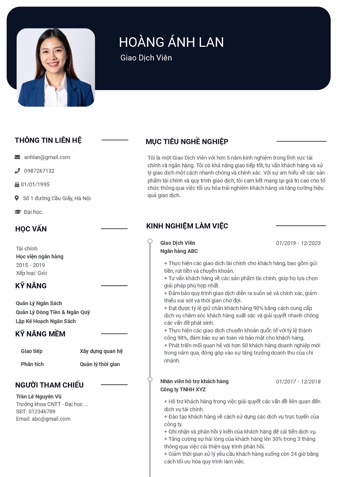 CV xin việc ngân hàng - image 3