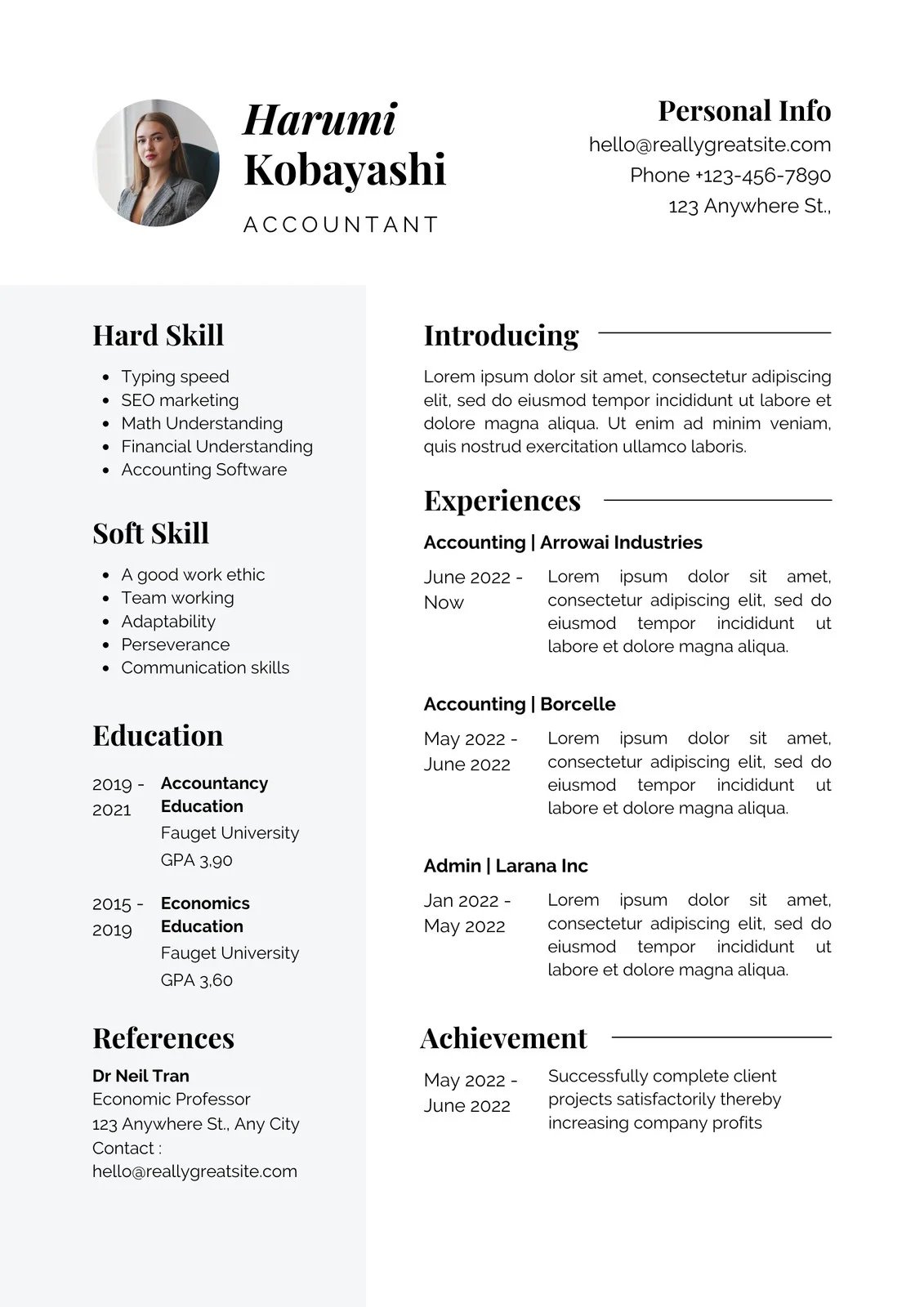 Mẫu CV kế toán - image 12