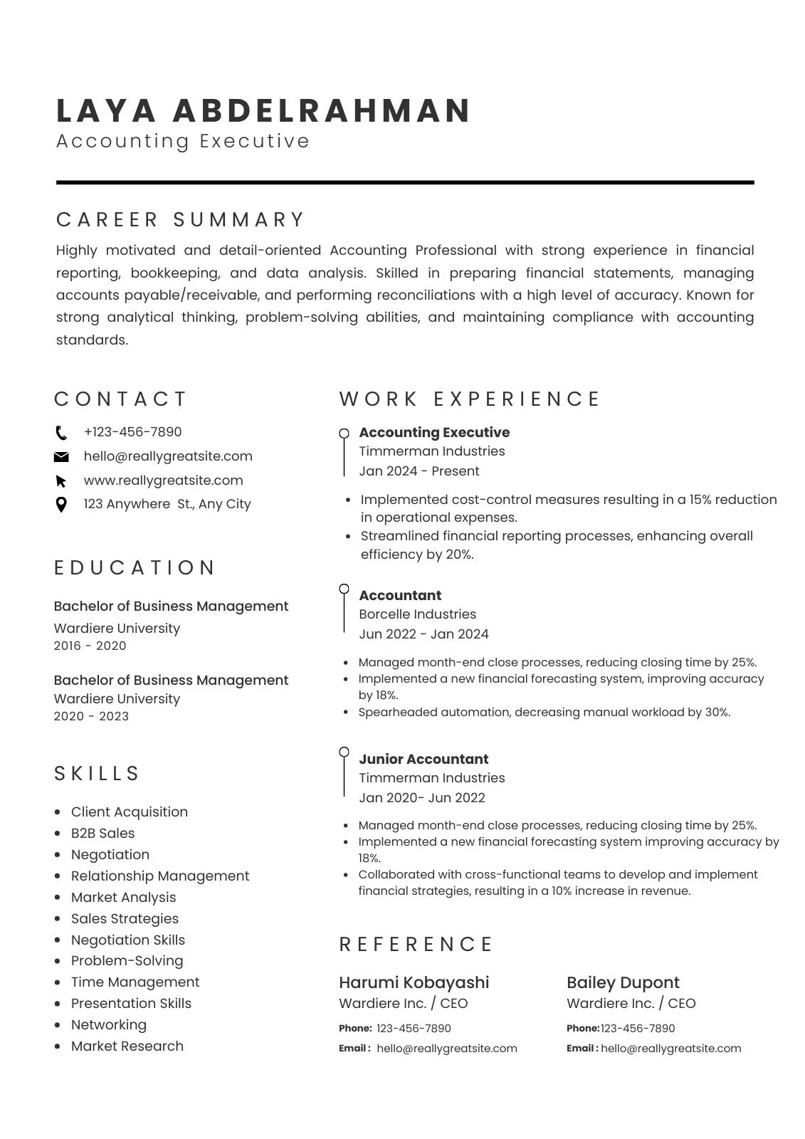 Mẫu CV kế toán - image 15