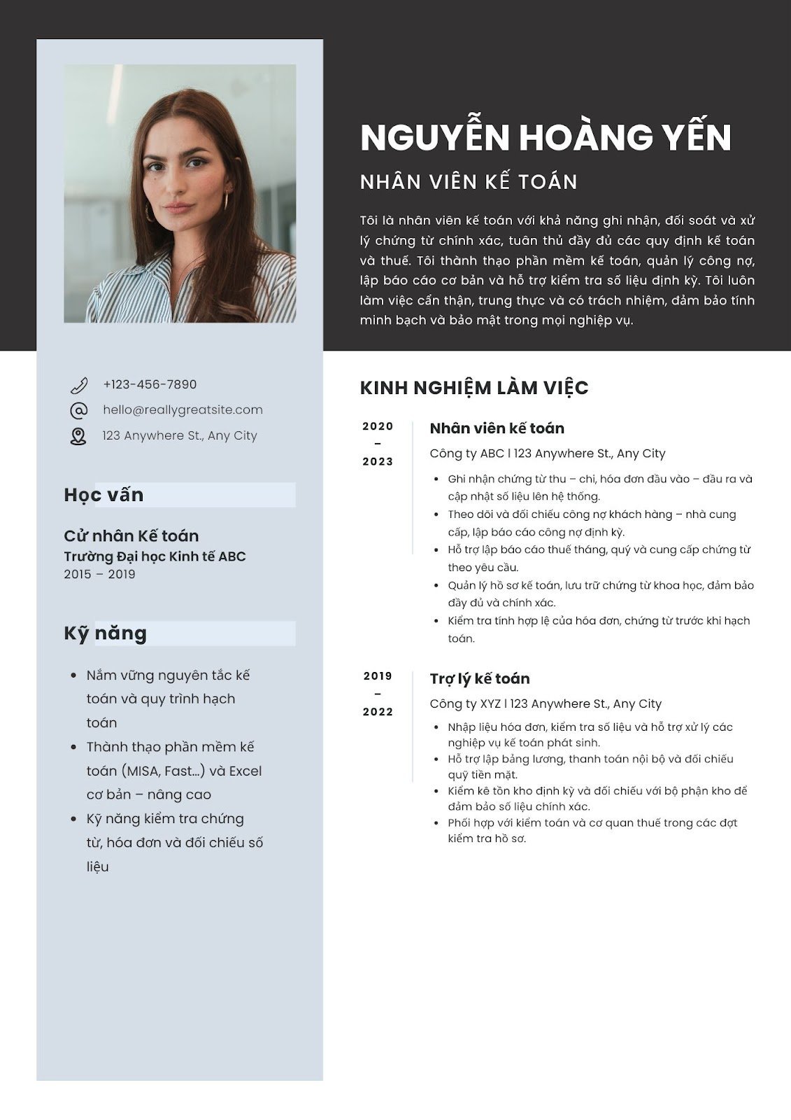 Mẫu CV kế toán - image 7