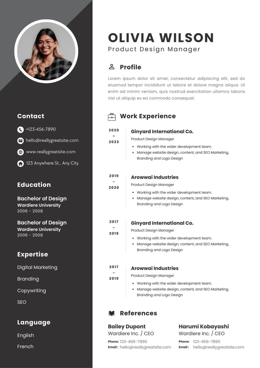 Basic Cv Designer Mẫu CV Designer chuẩn, chuyên nghiệp 2026 - JobsGO Blog