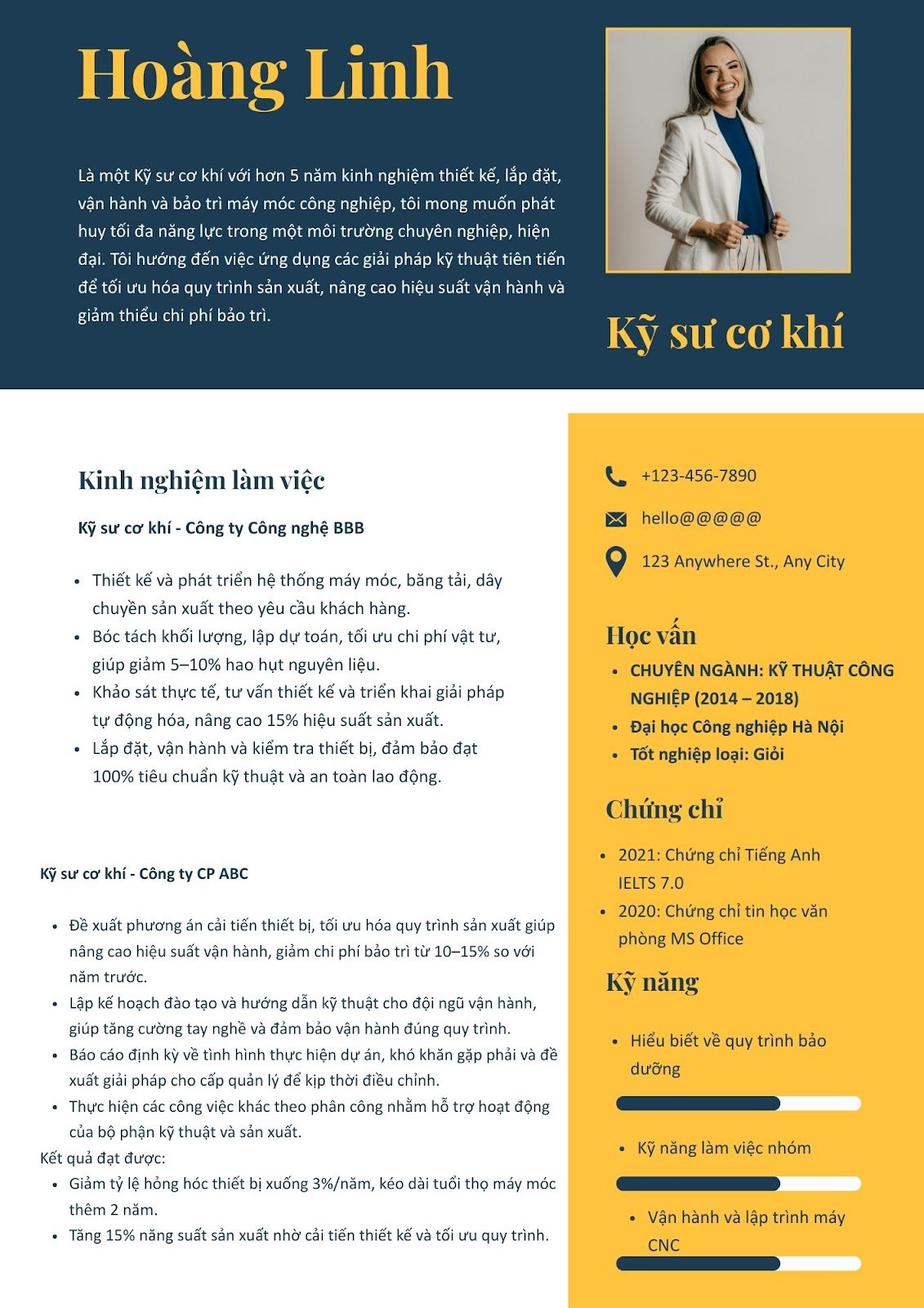 CV kỹ sư cơ khí - image 7