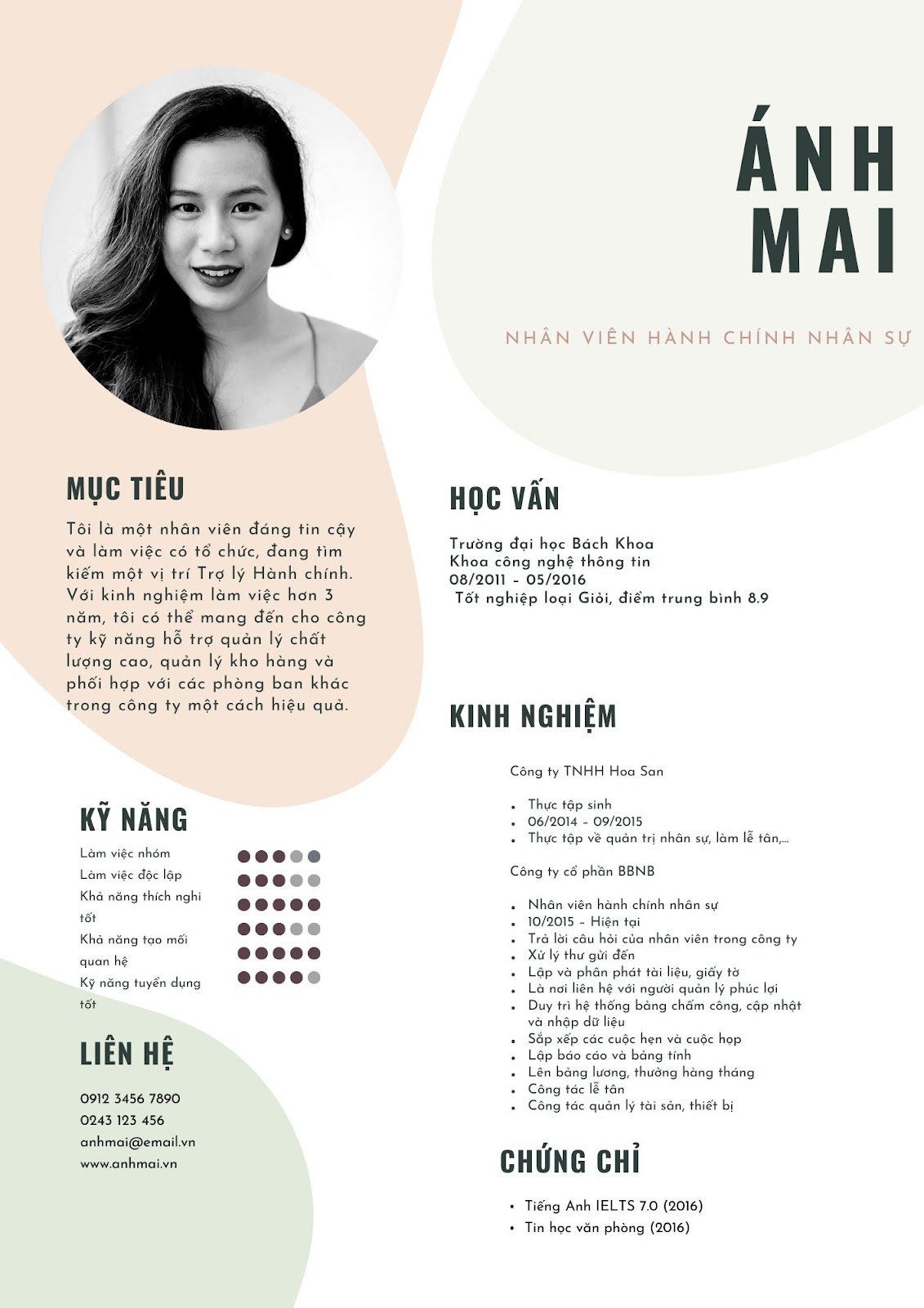 CV ngành nhân sự - image 11