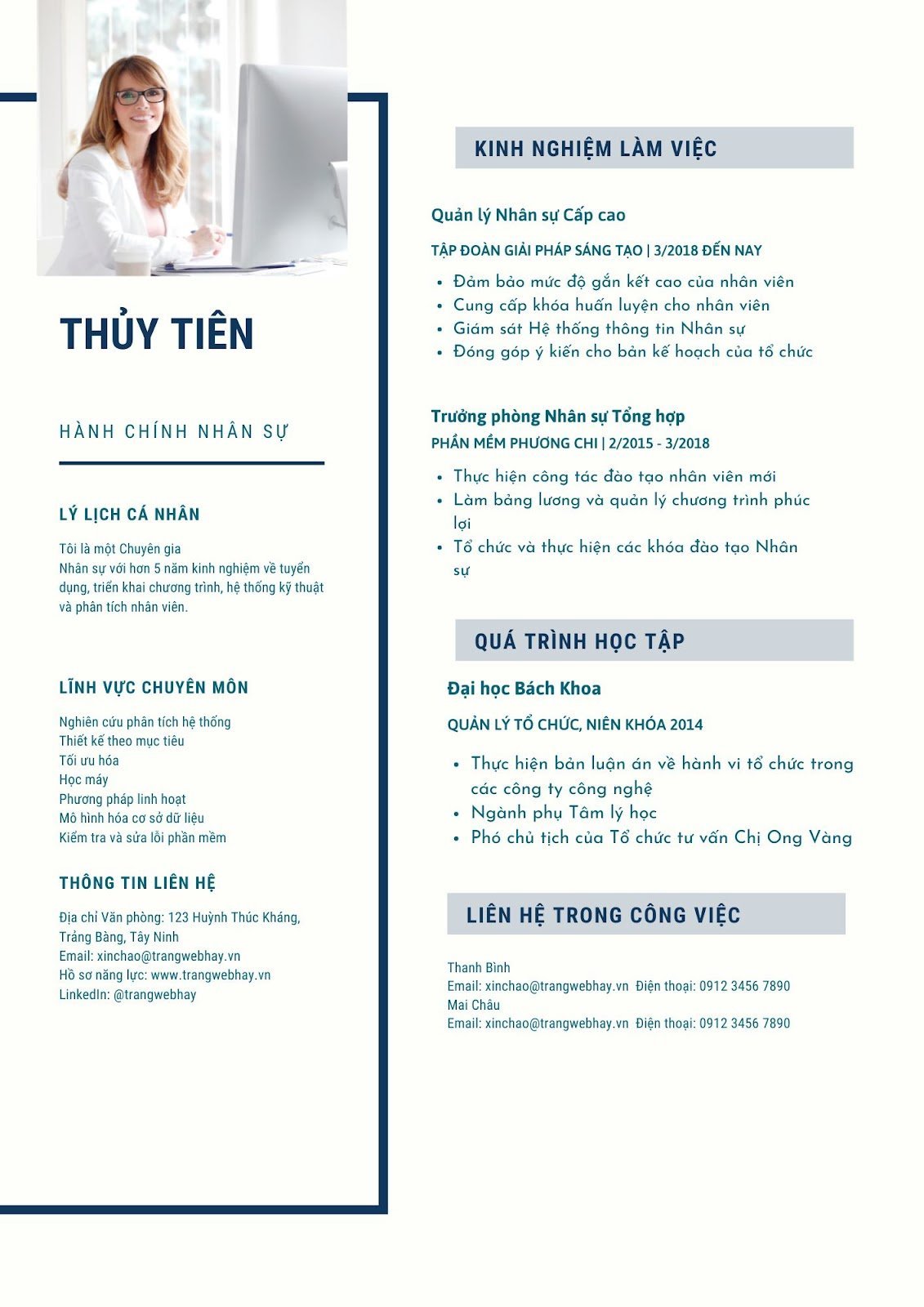 CV ngành nhân sự - image 2