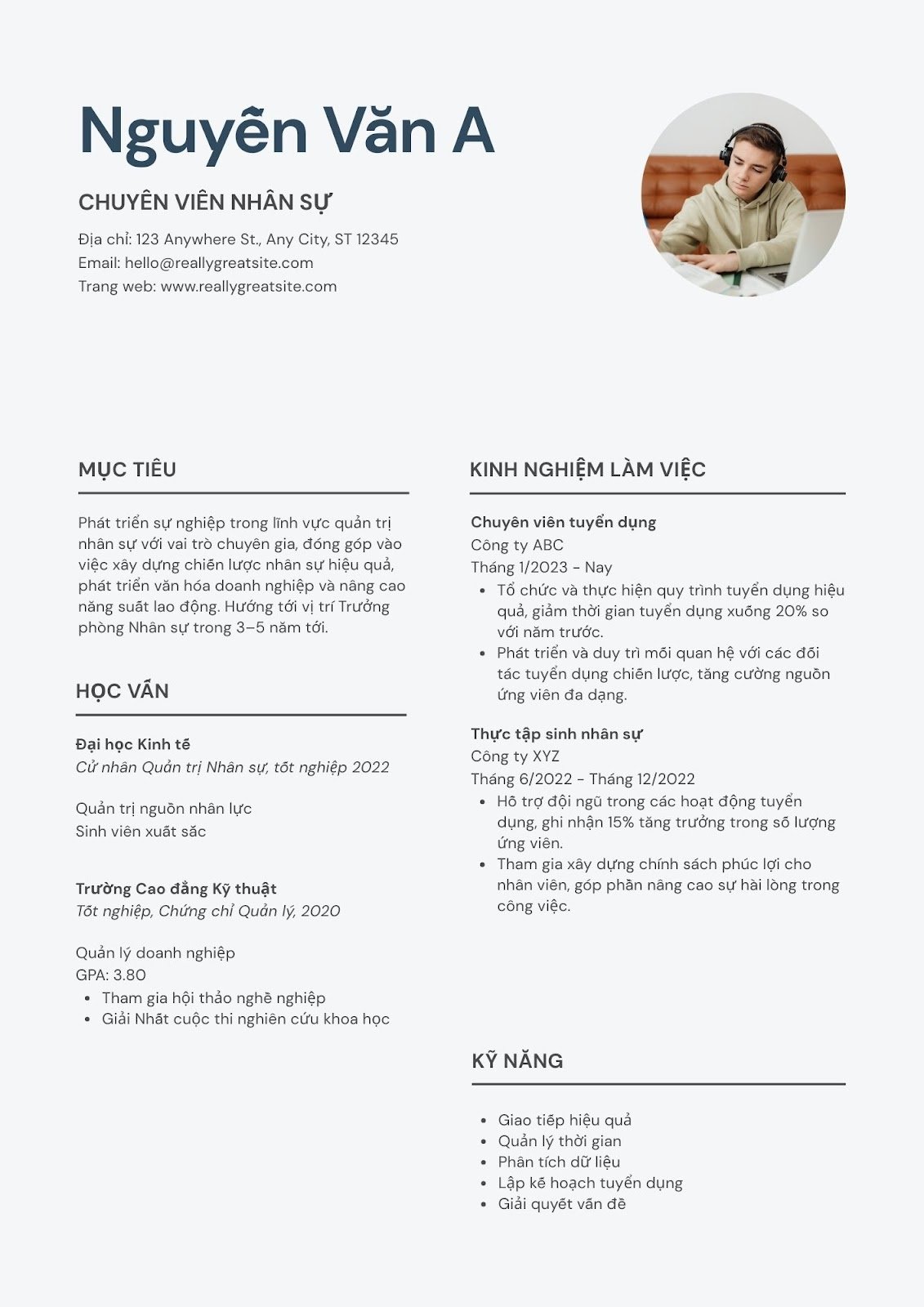 CV ngành nhân sự - image 6