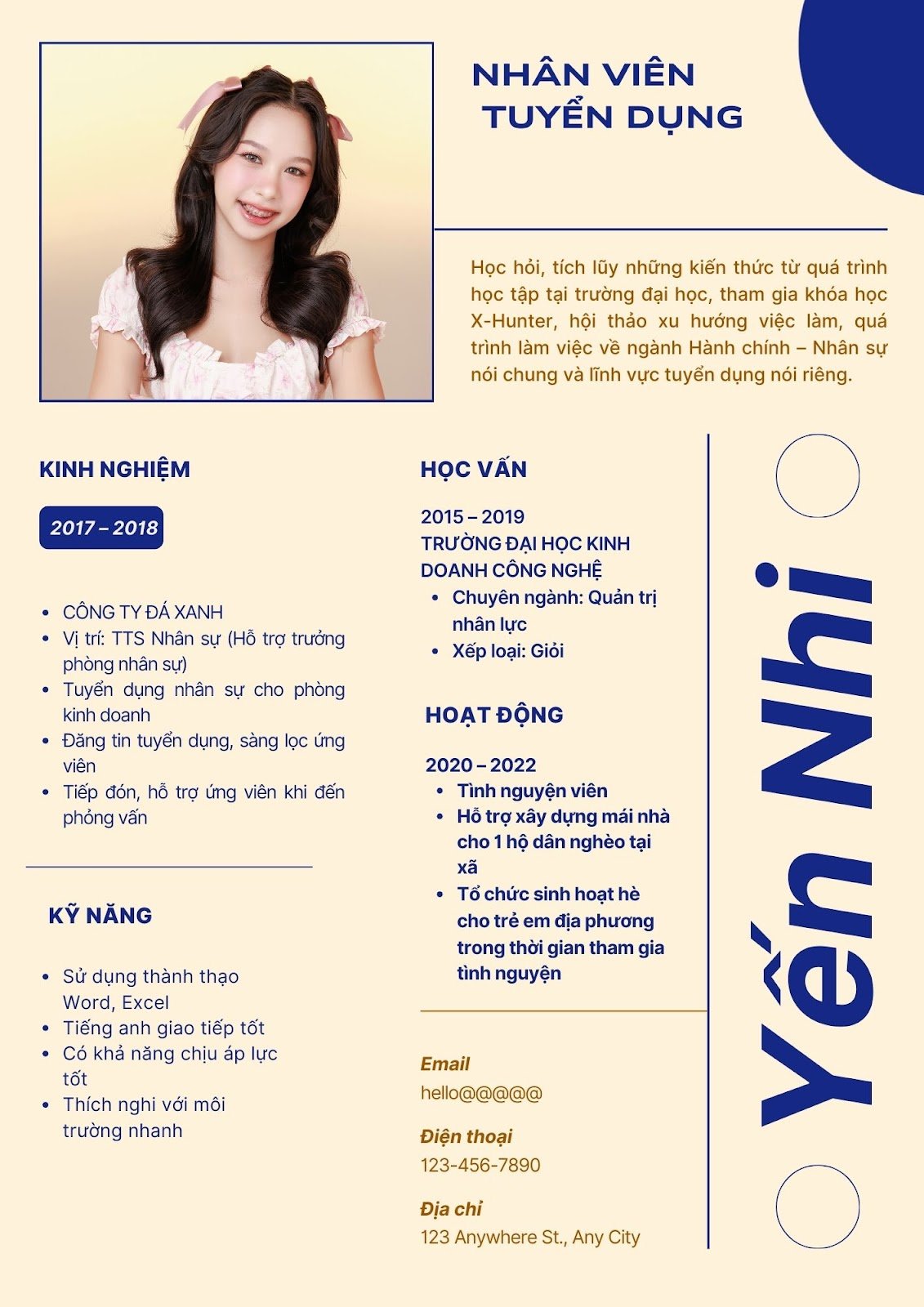 CV ngành nhân sự - image 9