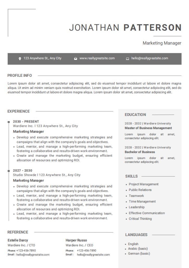 CV tiếng Anh - image 2