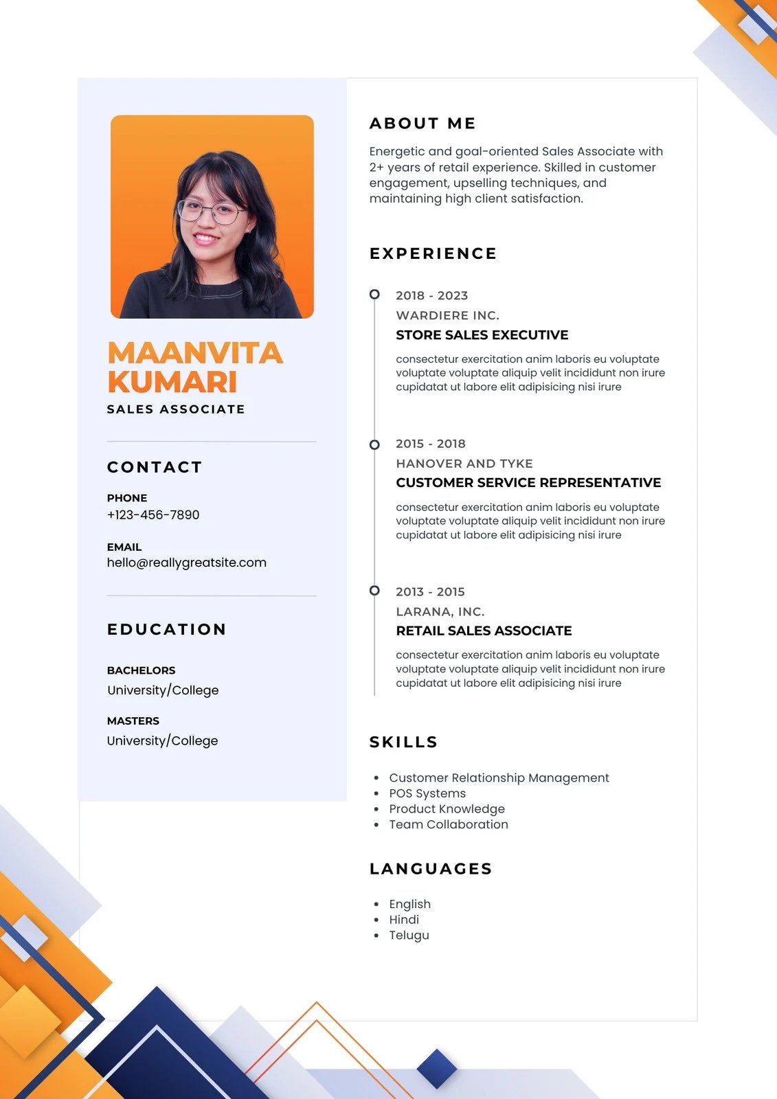 CV tiếng Anh - image 6