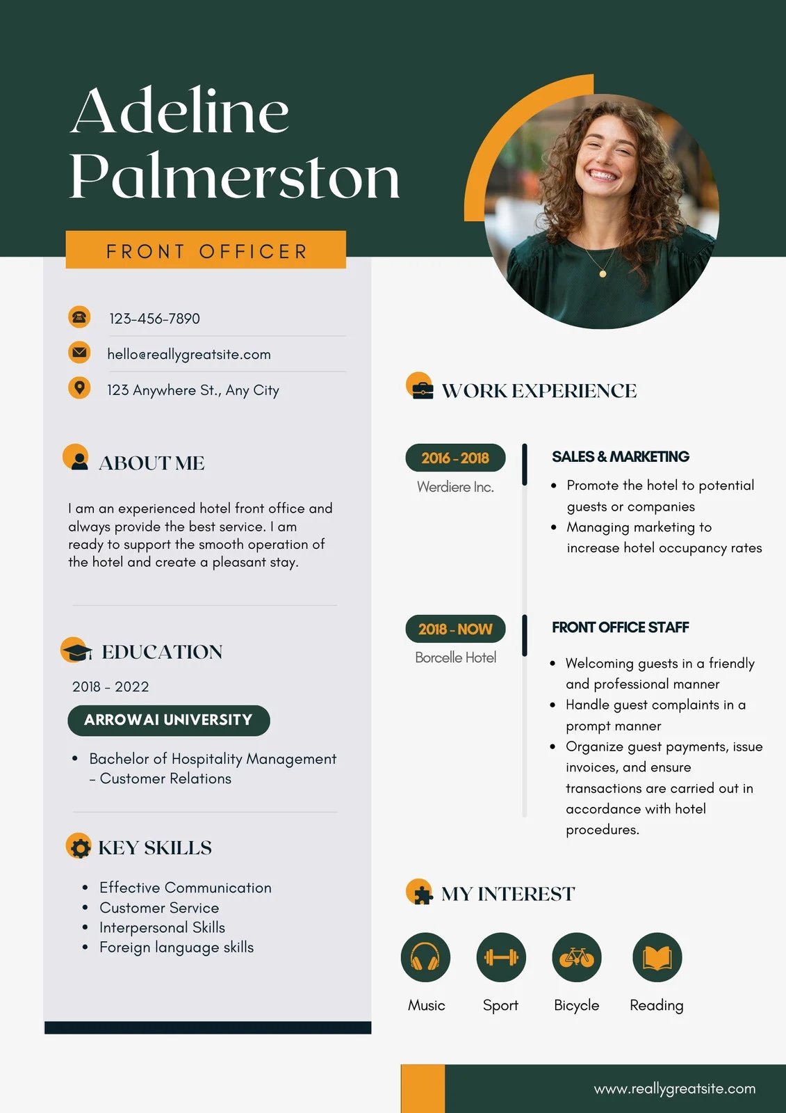 cv xin việc lễ tân - image 11