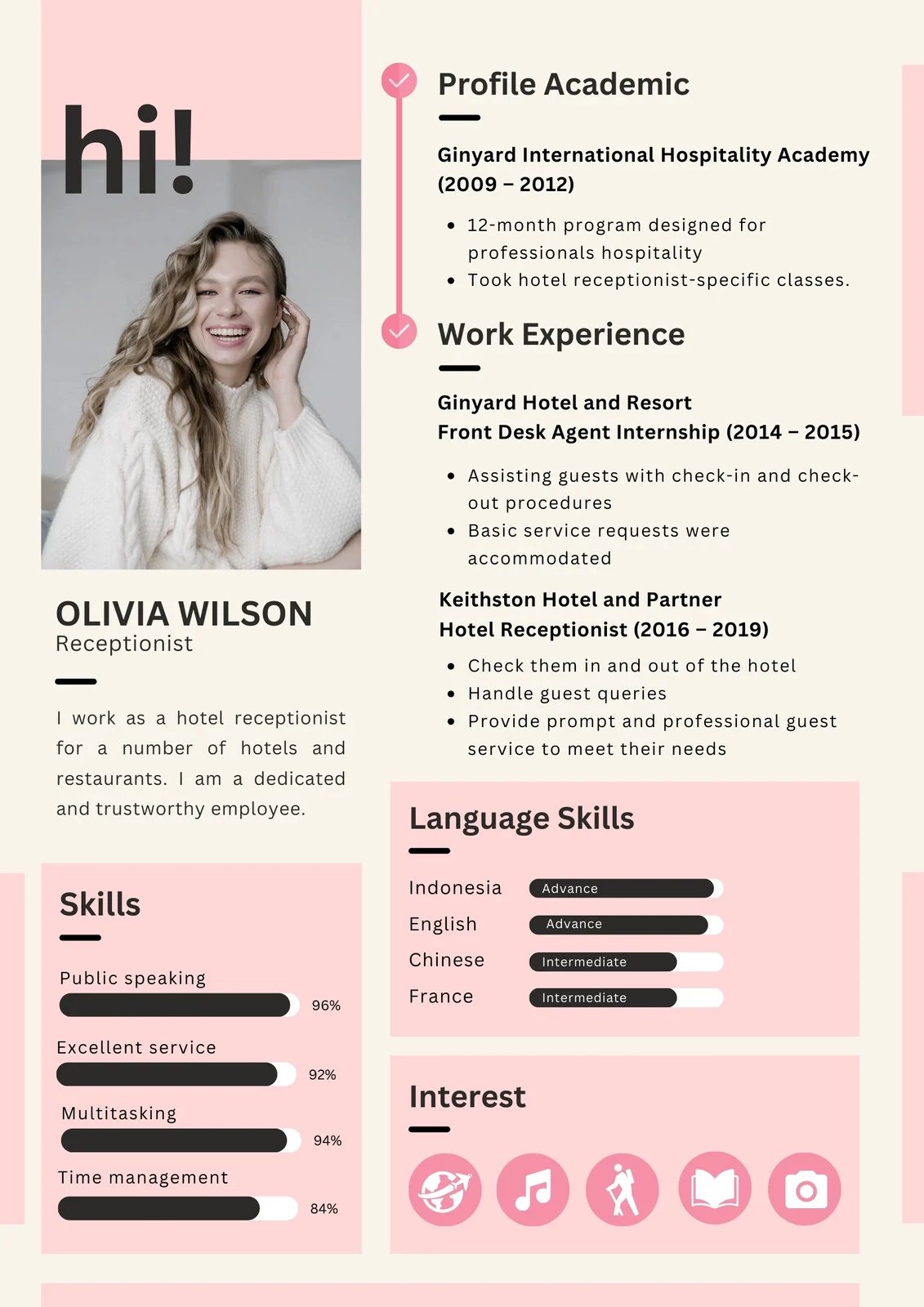 cv xin việc lễ tân - image 9