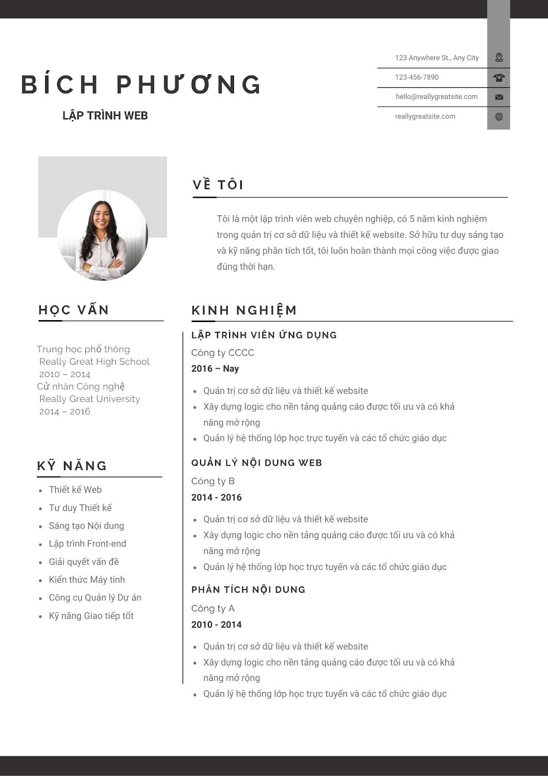 Mẫu CV IT - image 5