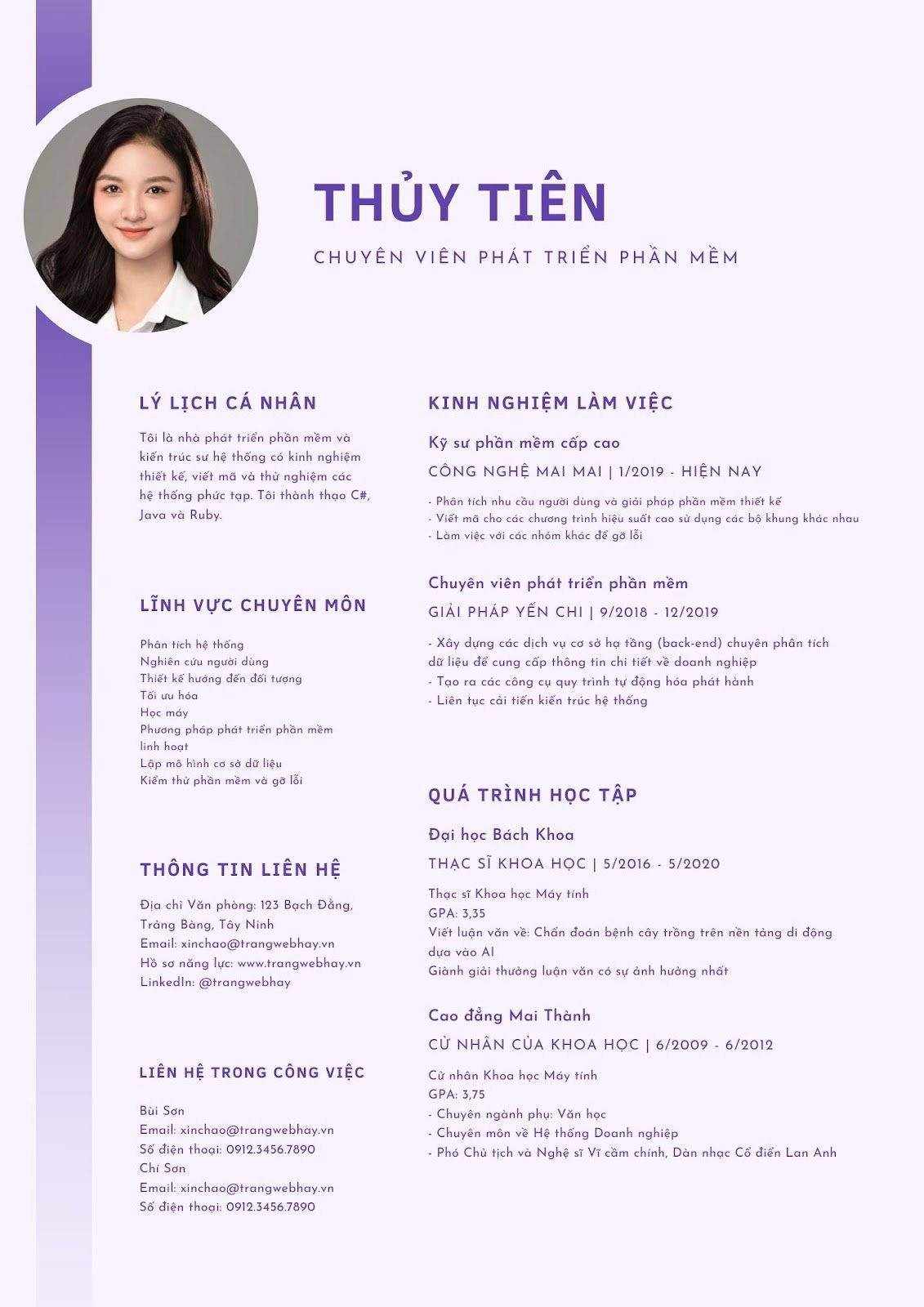 Mẫu CV IT - image 7