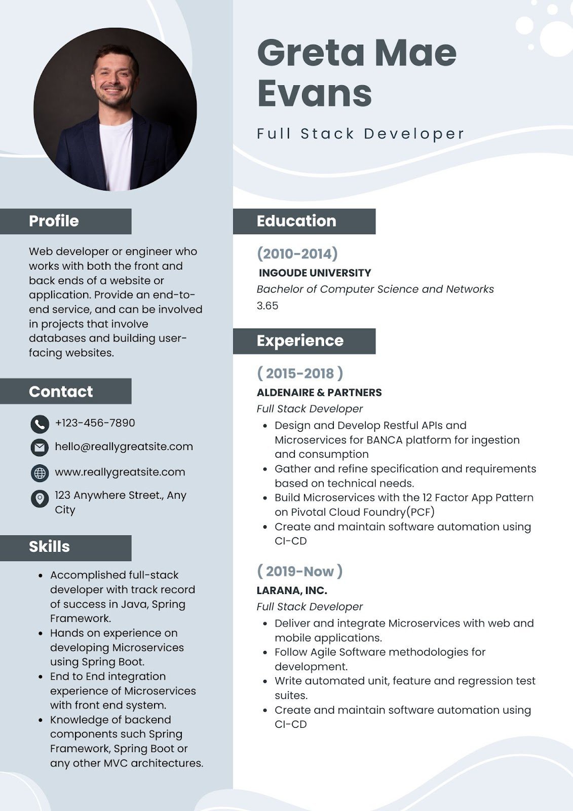 Mẫu CV IT - image 8