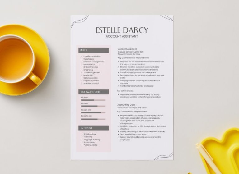 Top 15 mẫu CV kế toán tiếng Anh giúp bạn nổi bật trước nhà tuyển dụng