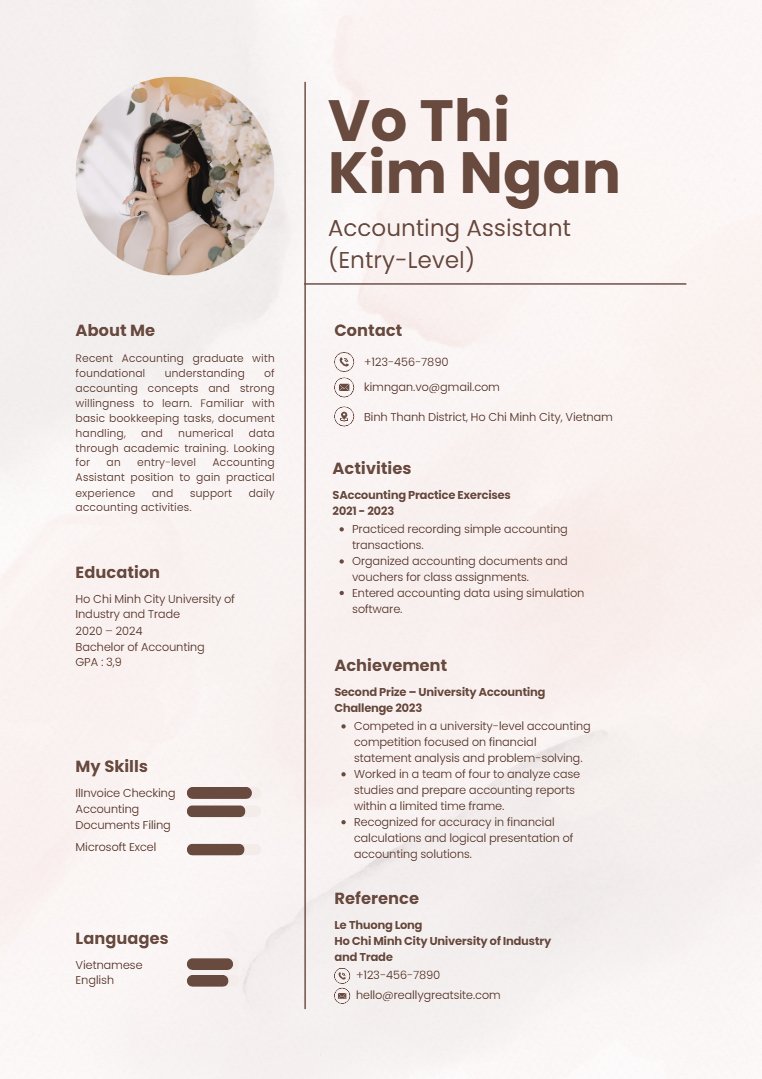Mẫu CV kế toán tiếng Anh - image 7
