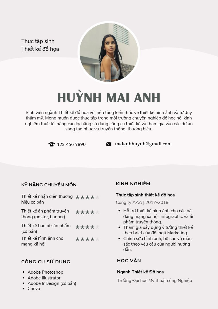 Mẫu CV xin việc đơn giản - image 13