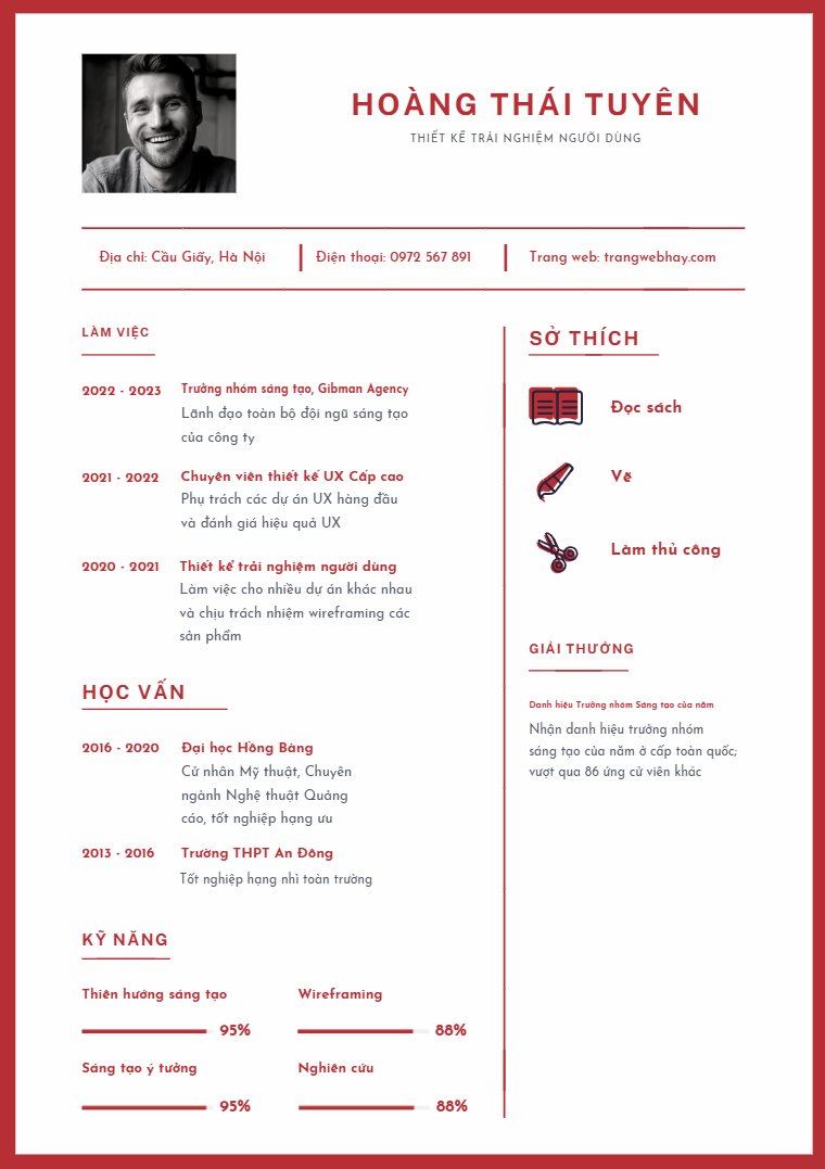 Mẫu CV xin việc đơn giản - image 17