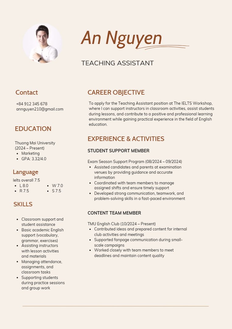 Mẫu CV xin việc đơn giản - image 20