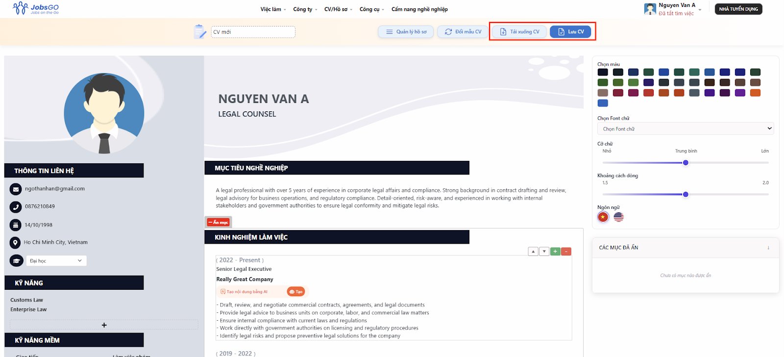 Mẫu CV xin việc đơn giản - image 24