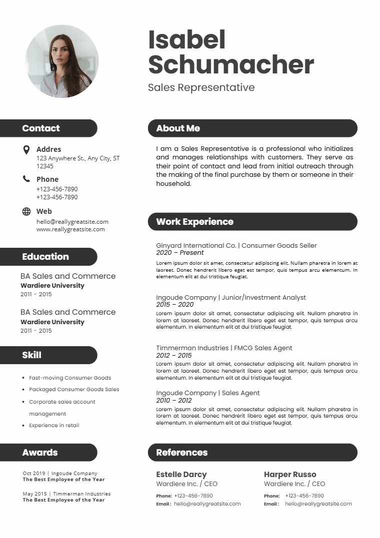 Mẫu CV xin việc đơn giản - image 3