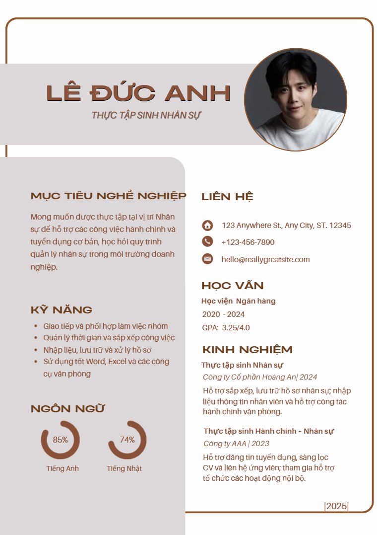 Mẫu CV xin việc đơn giản - image 4