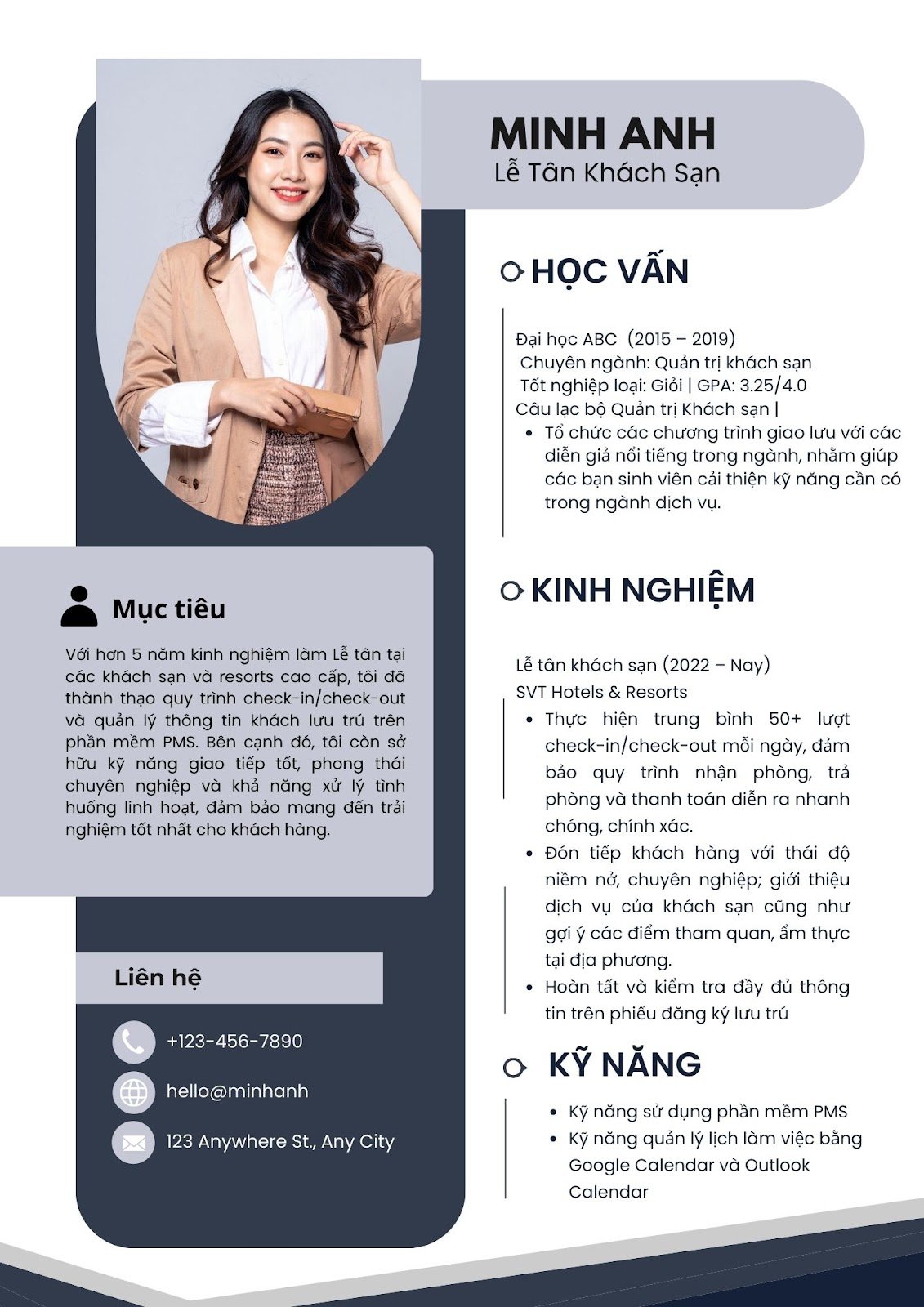 mẫu cv xin việc khách sạn - image 13