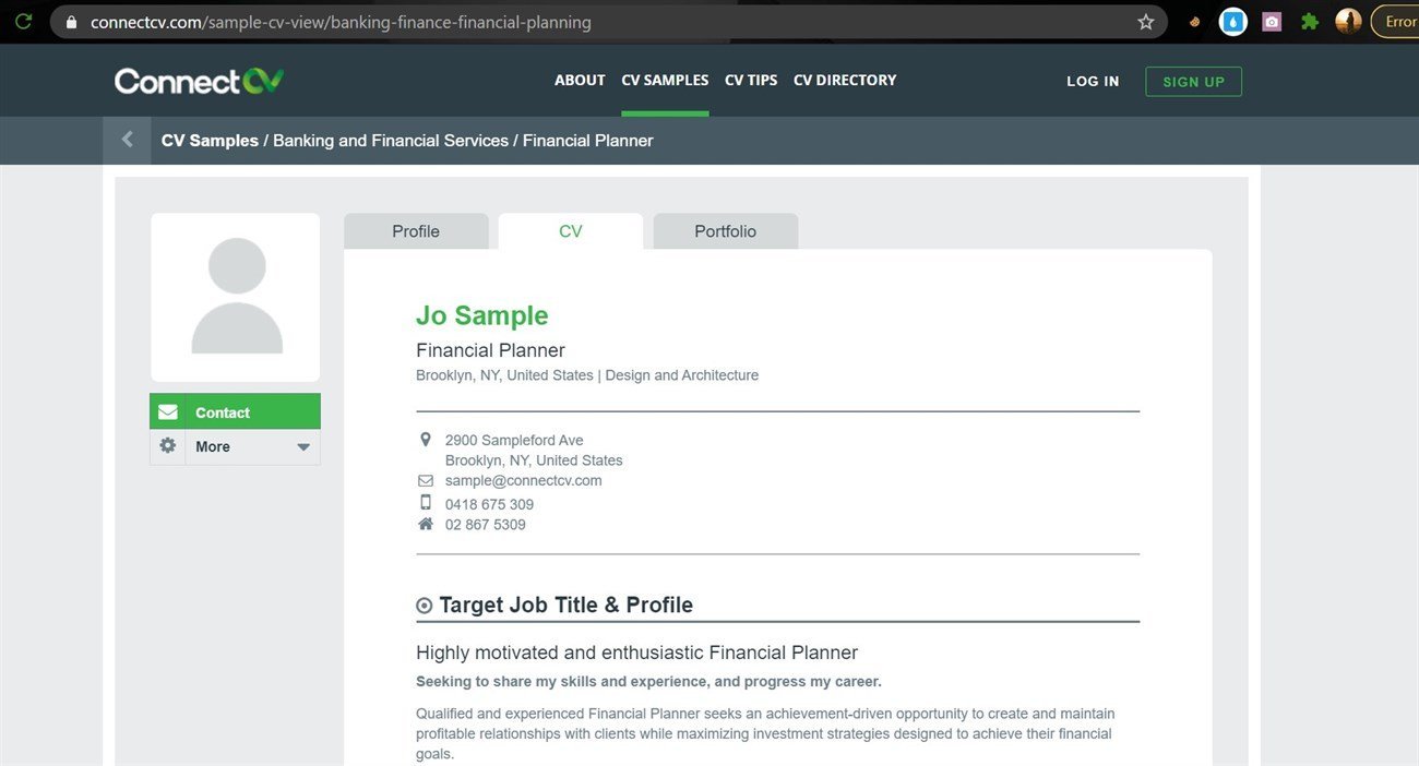 website thiết kế CV - image 4