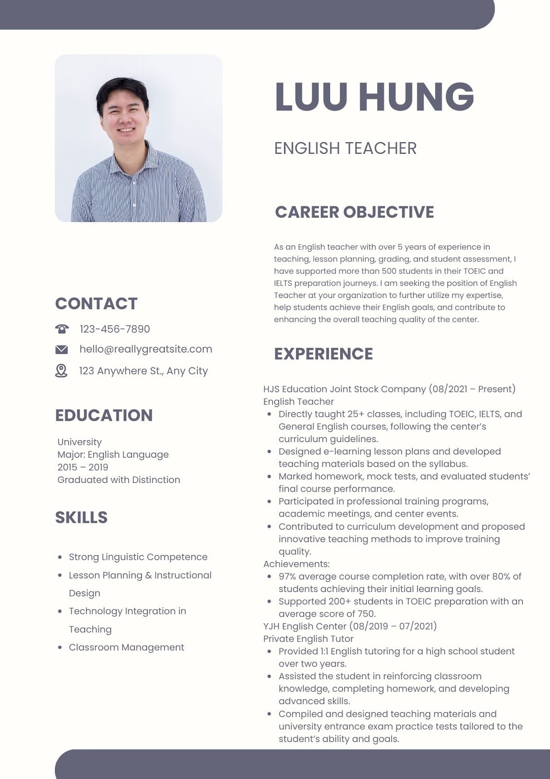 CV giáo viên tiếng Anh - image 16