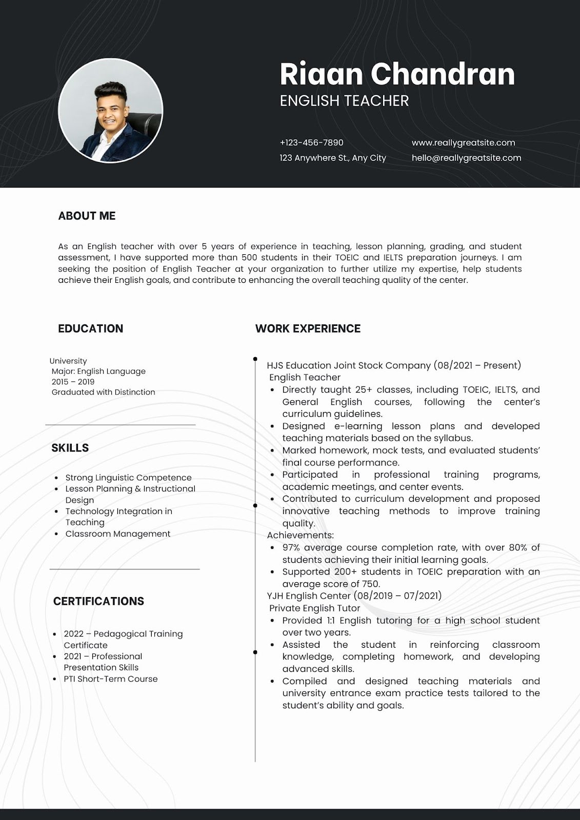 CV giáo viên tiếng Anh - image 19