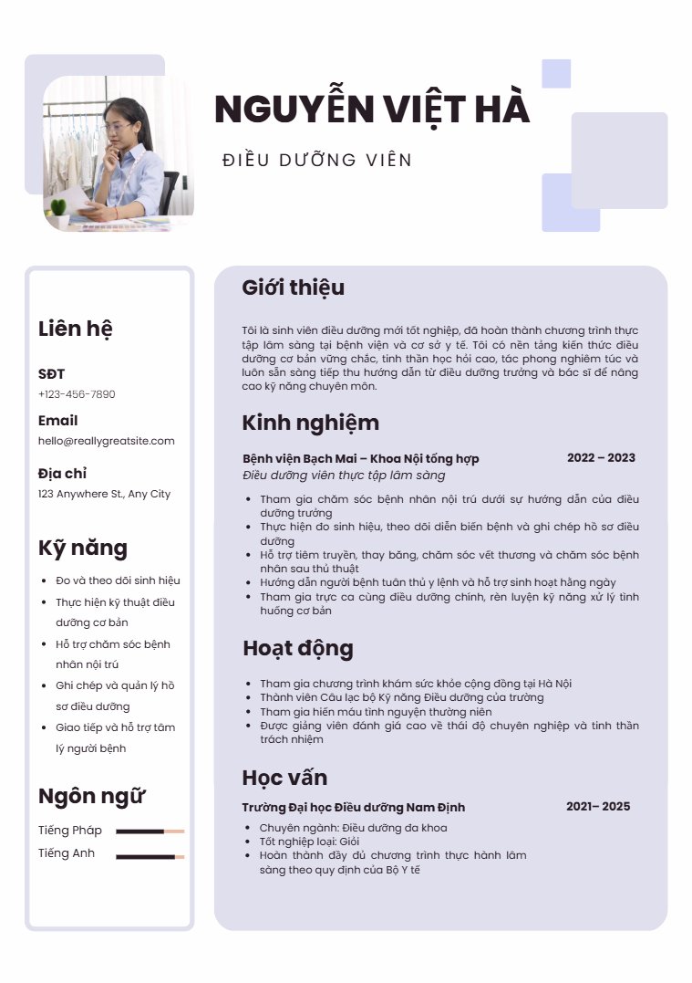 CV xin việc điều dưỡng - image 2