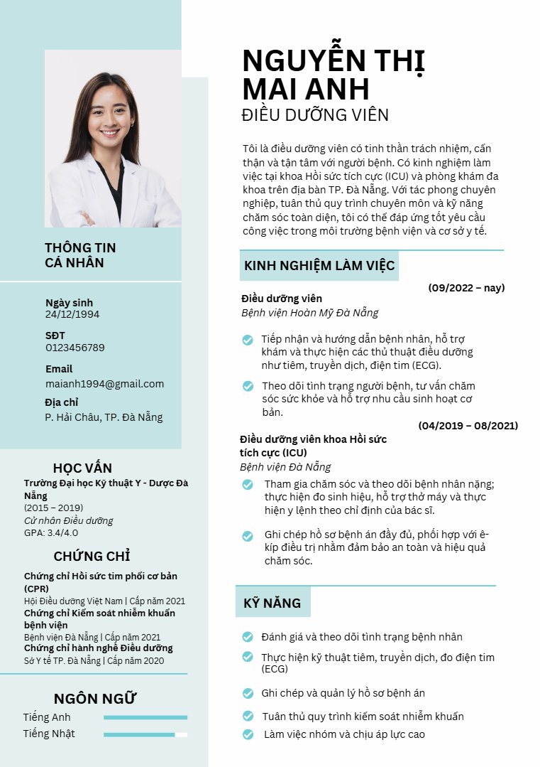 CV xin việc điều dưỡng - image 5
