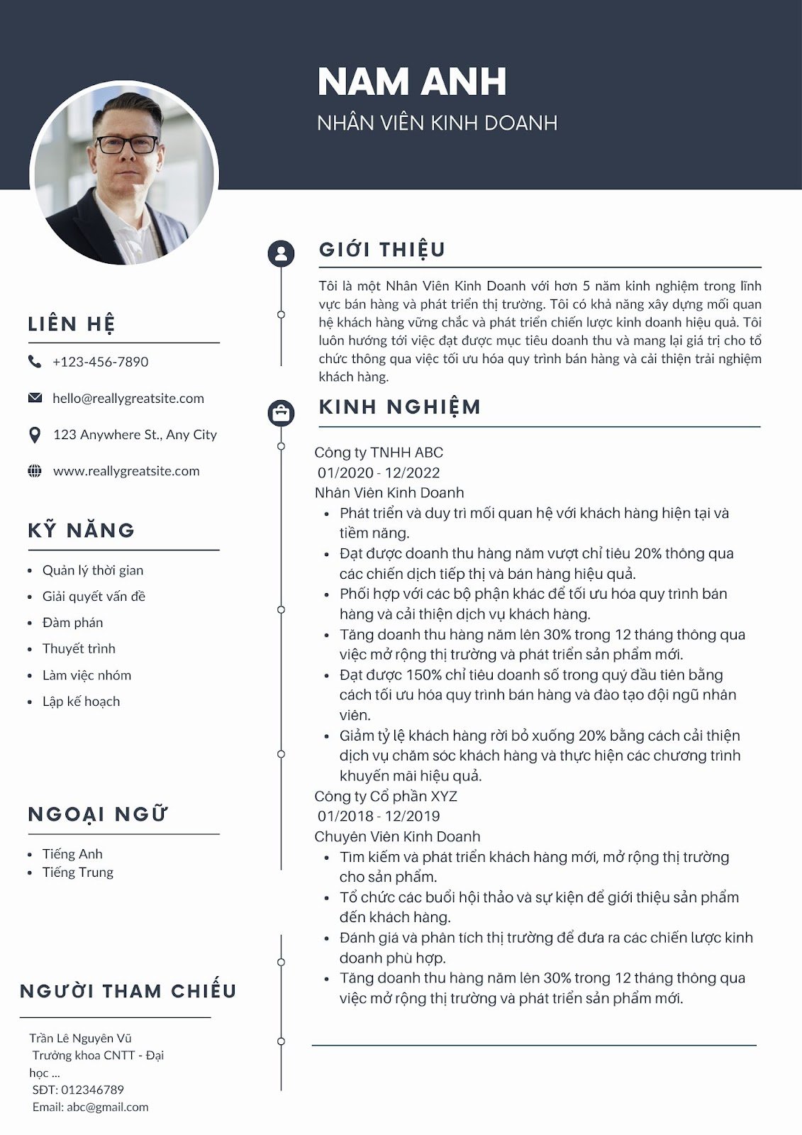 Mẫu CV nhân viên kinh doanh - image 14